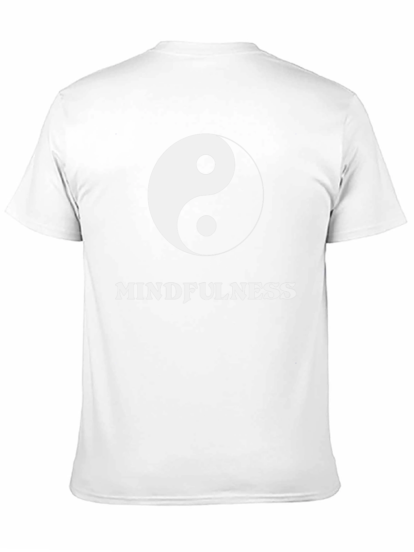 Yin Yang Mindfulness Black T-Shirt