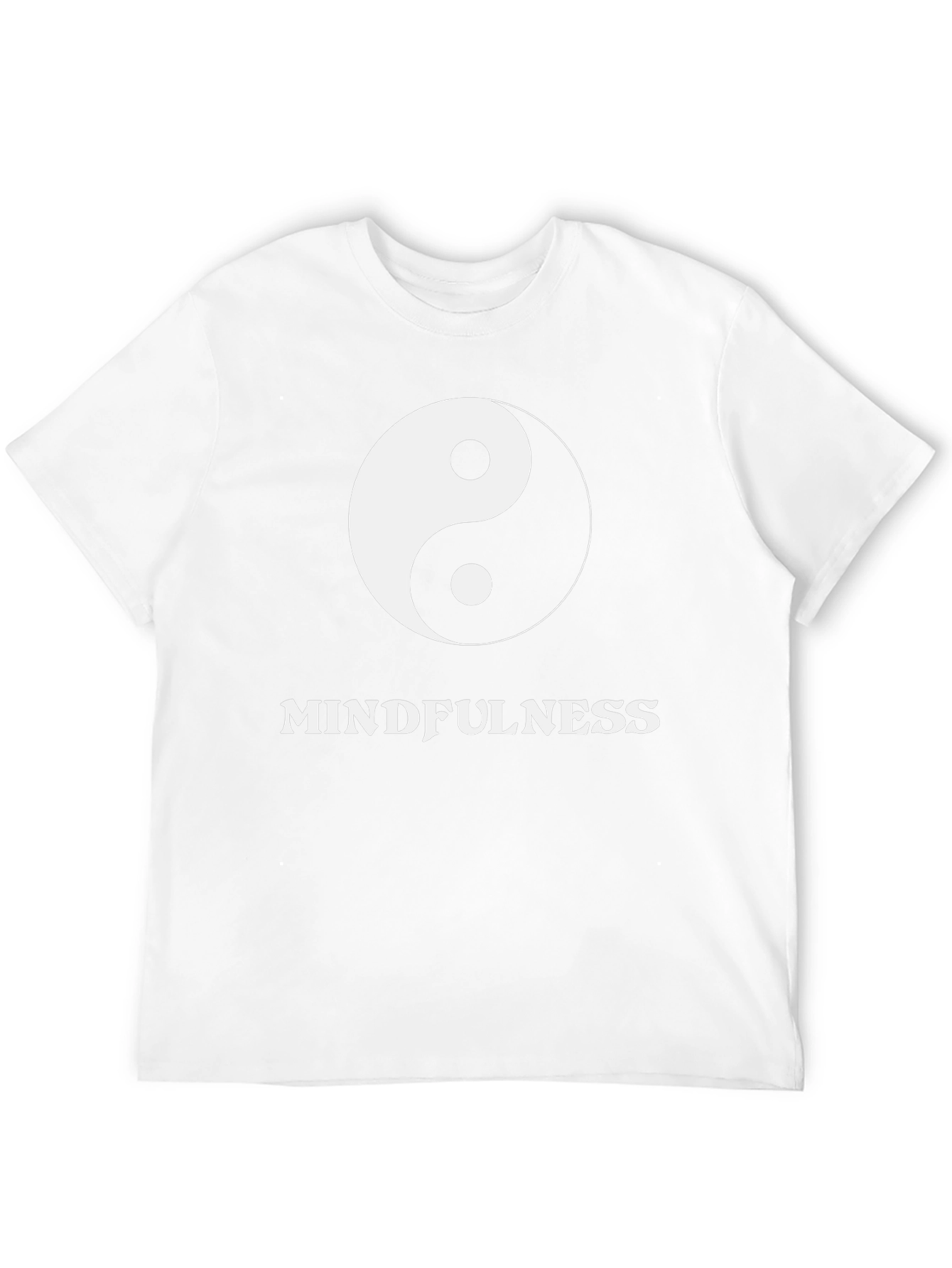 Yin Yang Mindfulness Black T-Shirt