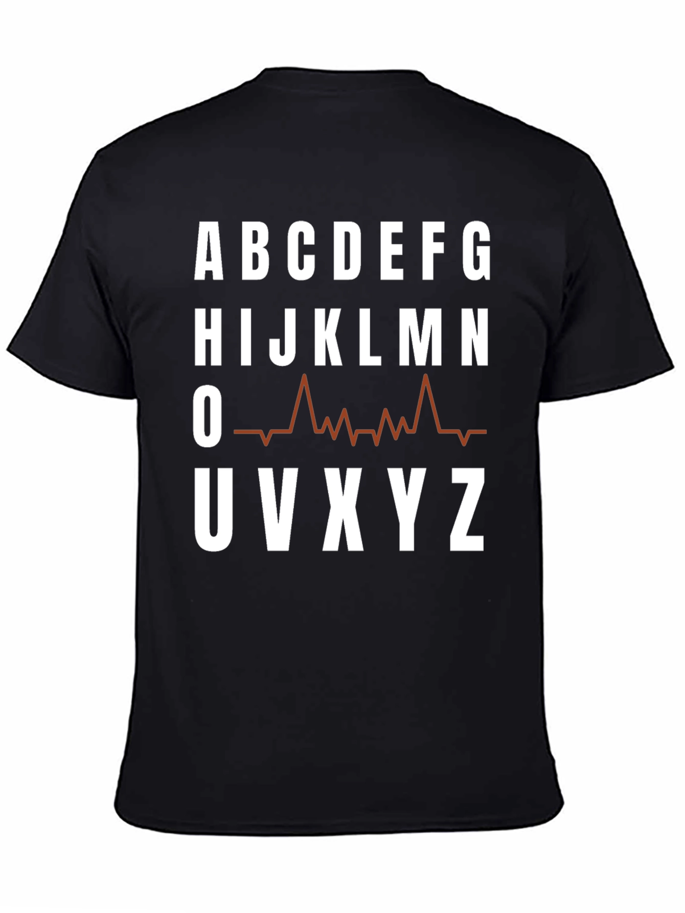 Alphabet ECG T-Shirt - Funny Medical Tee