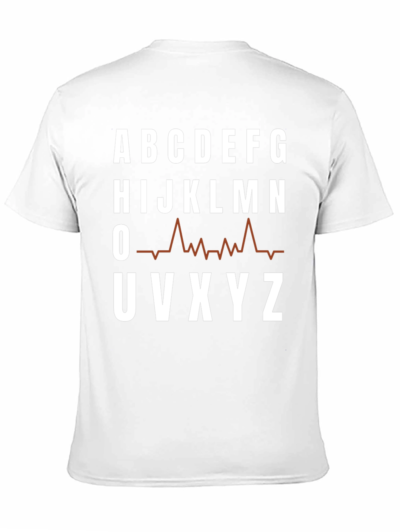 Alphabet ECG T-Shirt - Funny Medical Tee