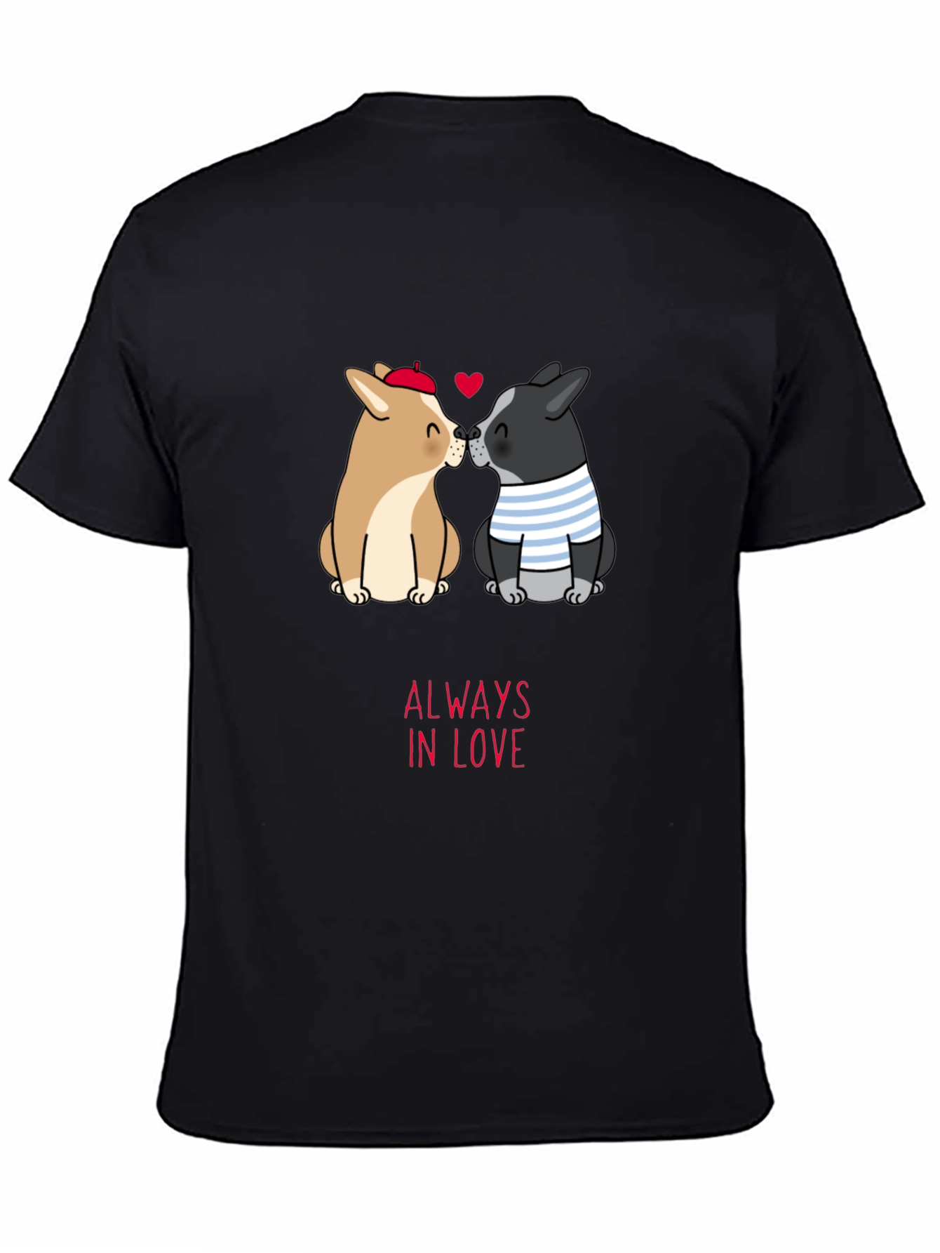 Always In Love Pet Cartoon Graphic Tee