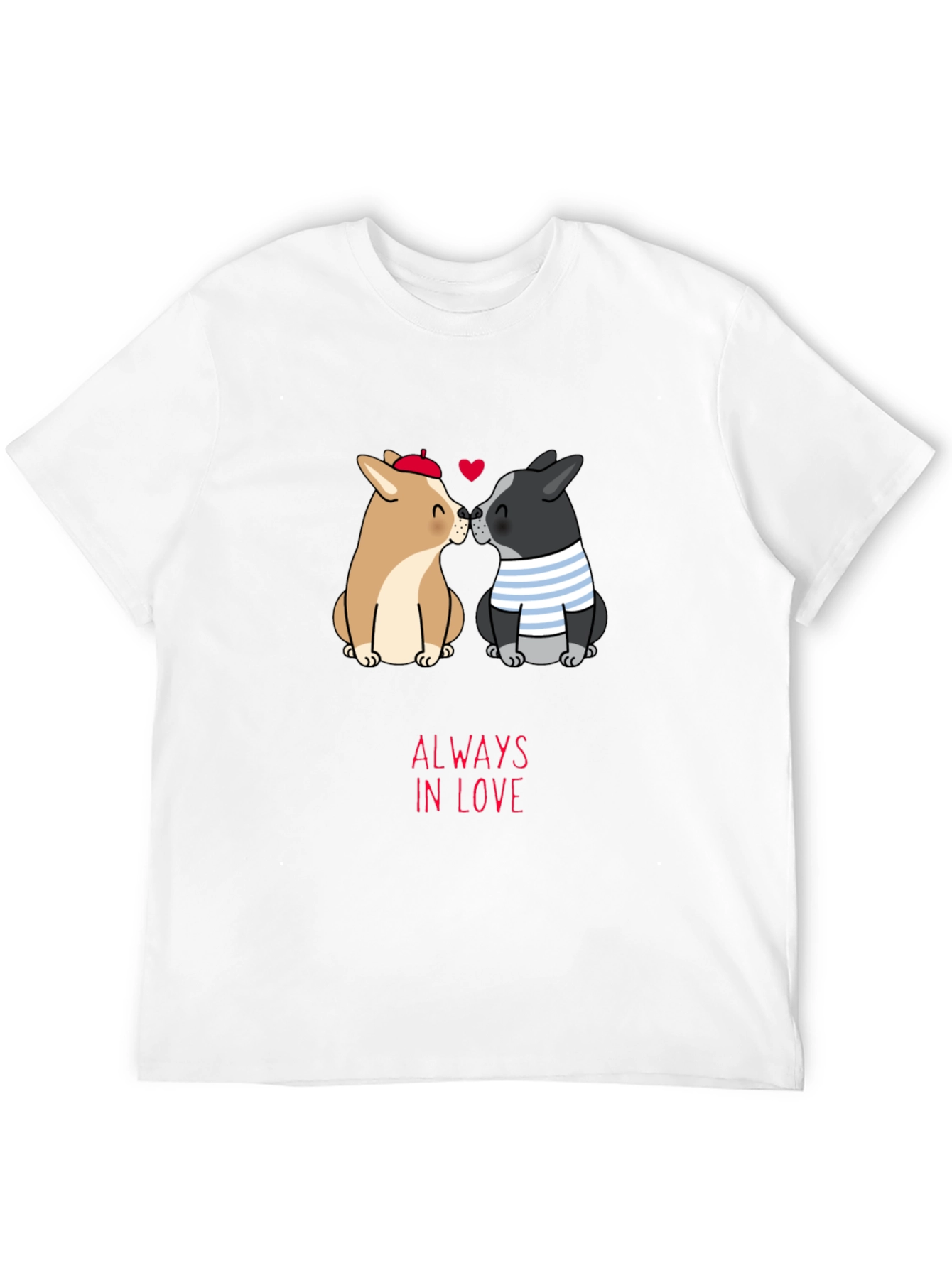Always In Love Pet Cartoon Graphic Tee