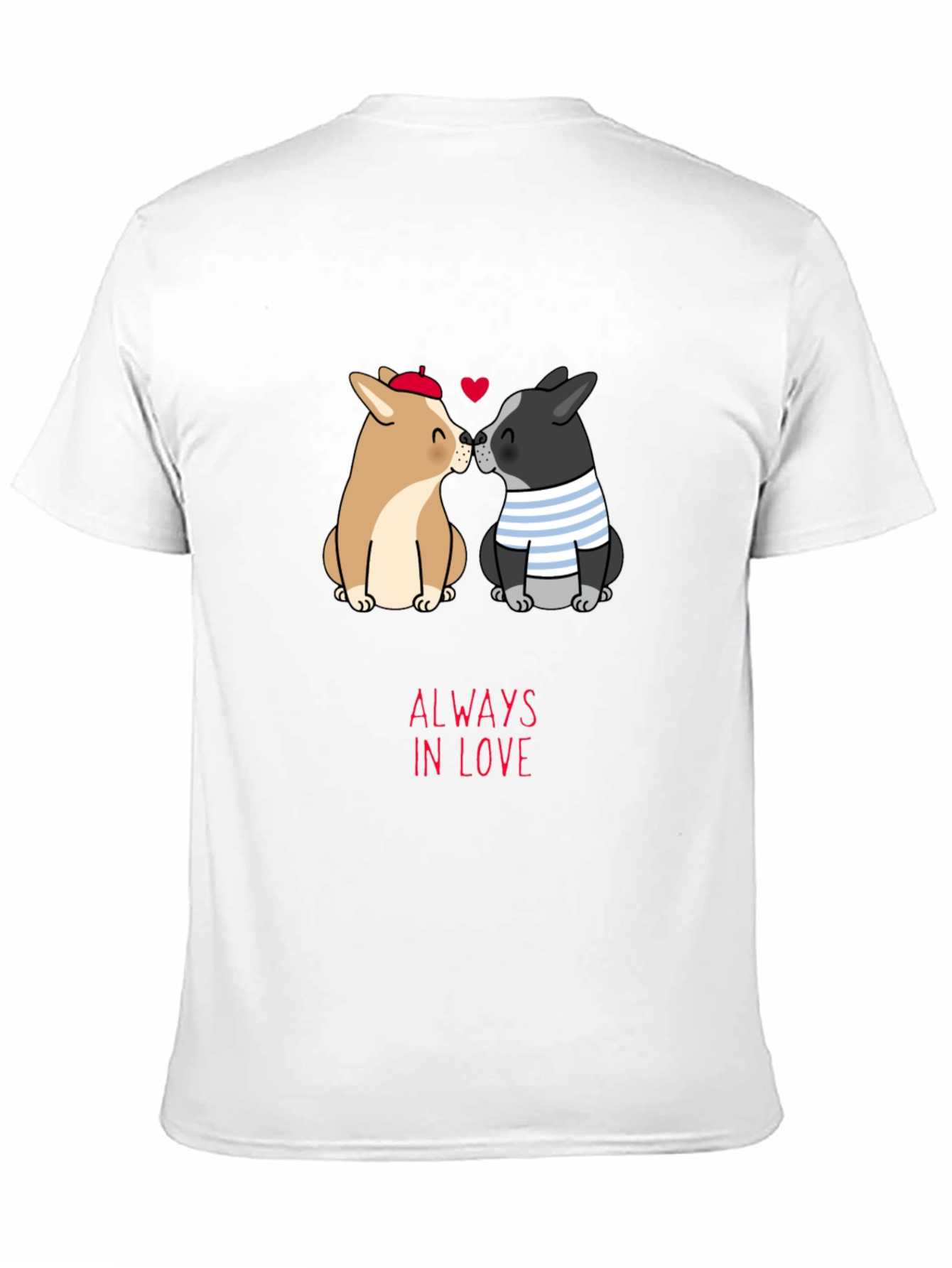 Always In Love Pet Cartoon Graphic Tee