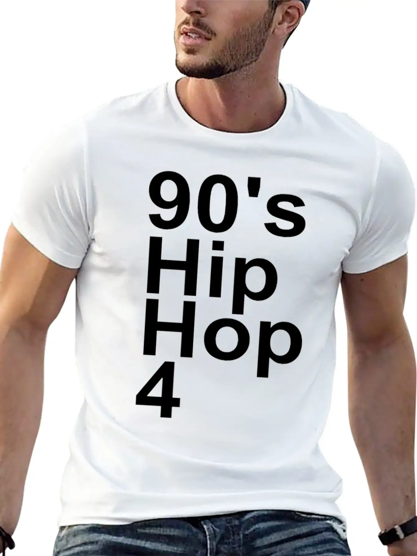 90'S HIP HOP Timeless Short Sleeve Tee – Comfy And Minimalist Design