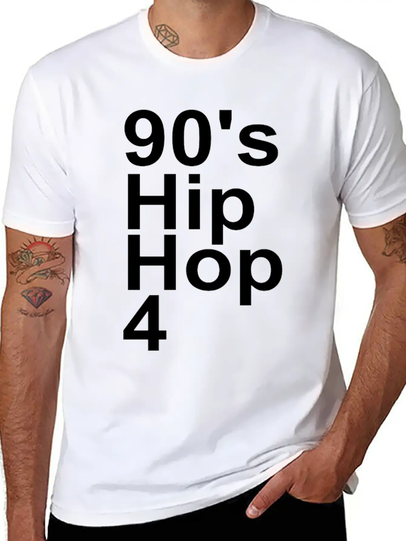 90'S HIP HOP Timeless Short Sleeve Tee – Comfy And Minimalist Design