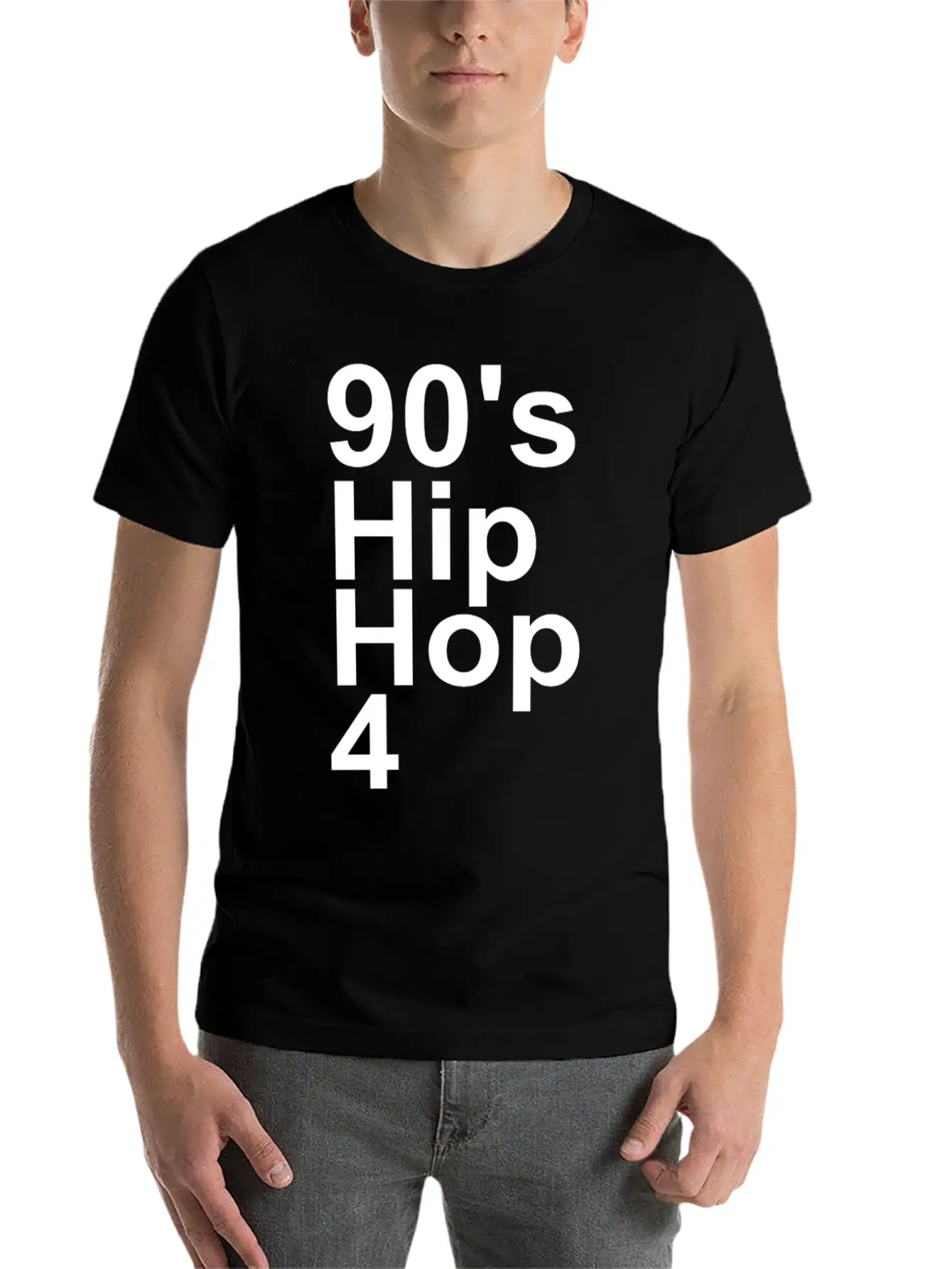 90'S HIP HOP Timeless Short Sleeve Tee – Comfy And Minimalist Design