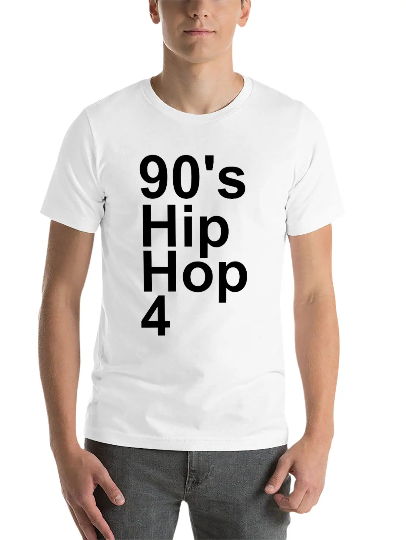 90'S HIP HOP Timeless Short Sleeve Tee – Comfy And Minimalist Design