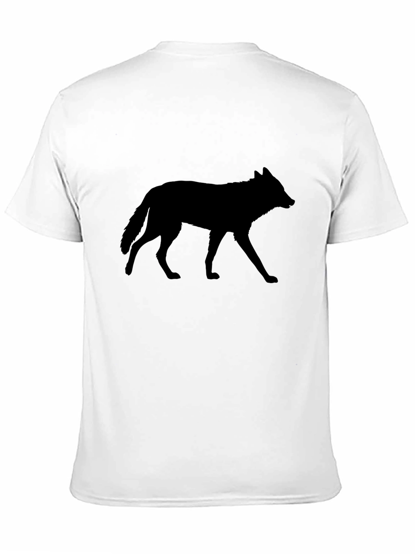 Wolf Silhouette Black T-Shirt