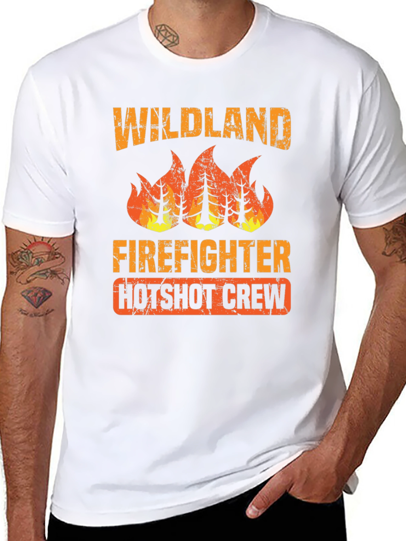 Wildland Firefighter Hotshot Crew Graphic Tee