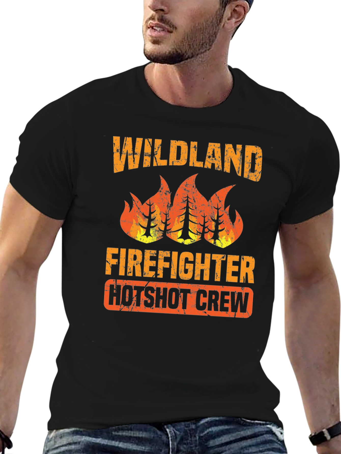 Wildland Firefighter Hotshot Crew Graphic Tee