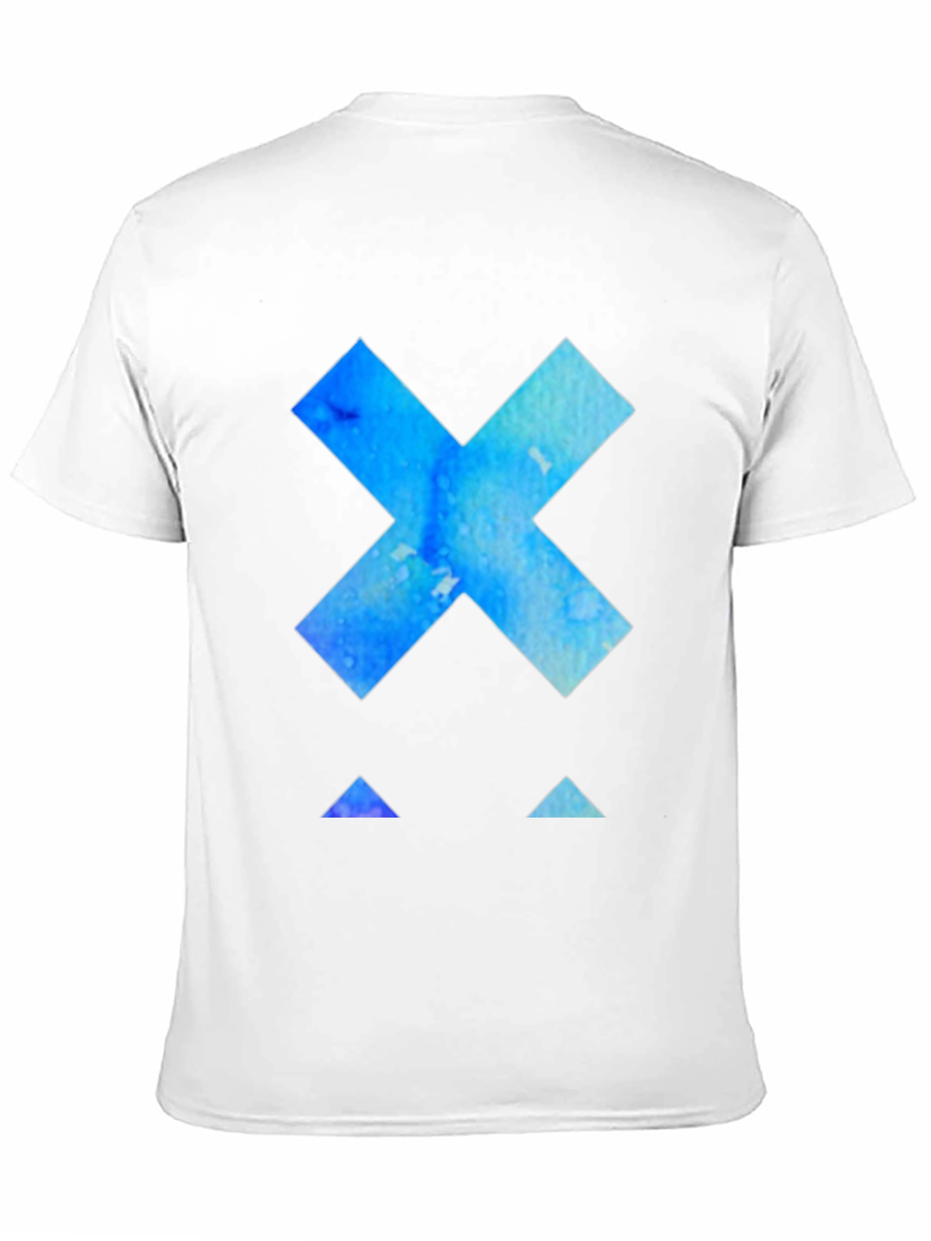 Abstract X Graphic Black T-Shirt