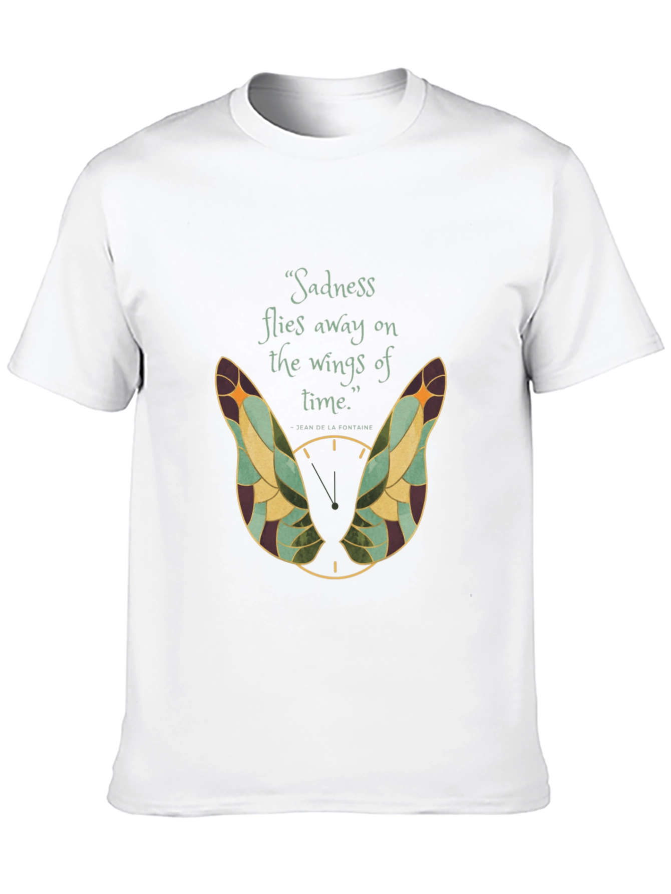 Sadness Flies Away Wings Graphic T-Shirt