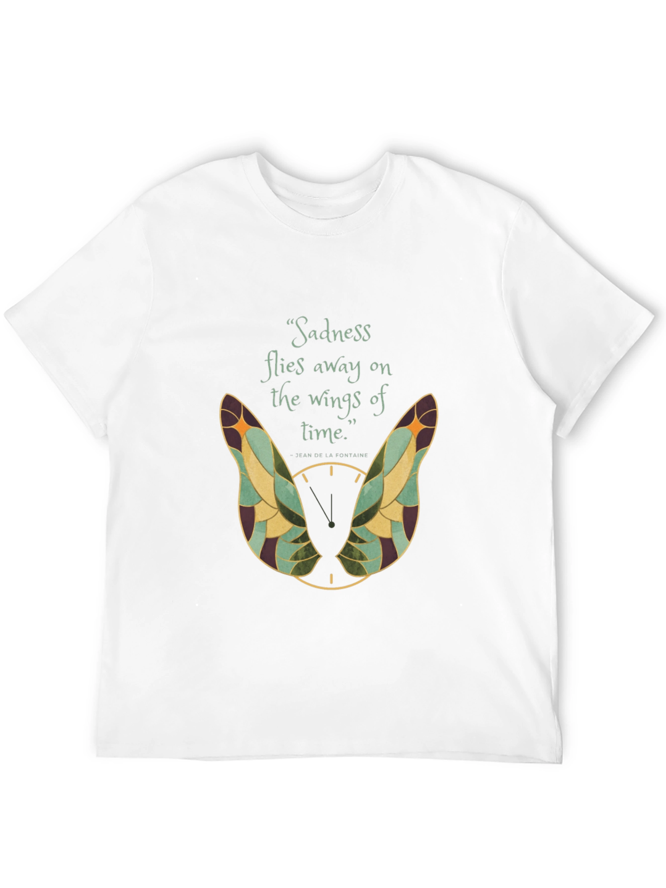 Sadness Flies Away Wings Graphic T-Shirt