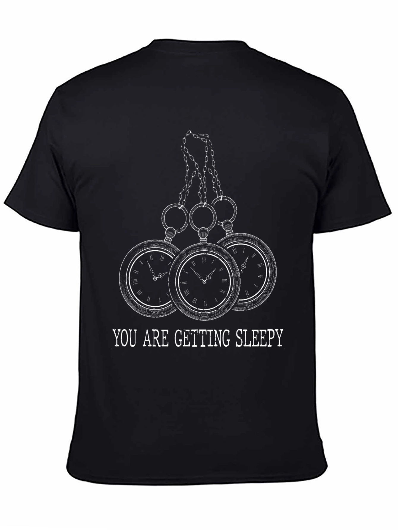 You Are Getting Sleepy Graphic T-Shirt - Black