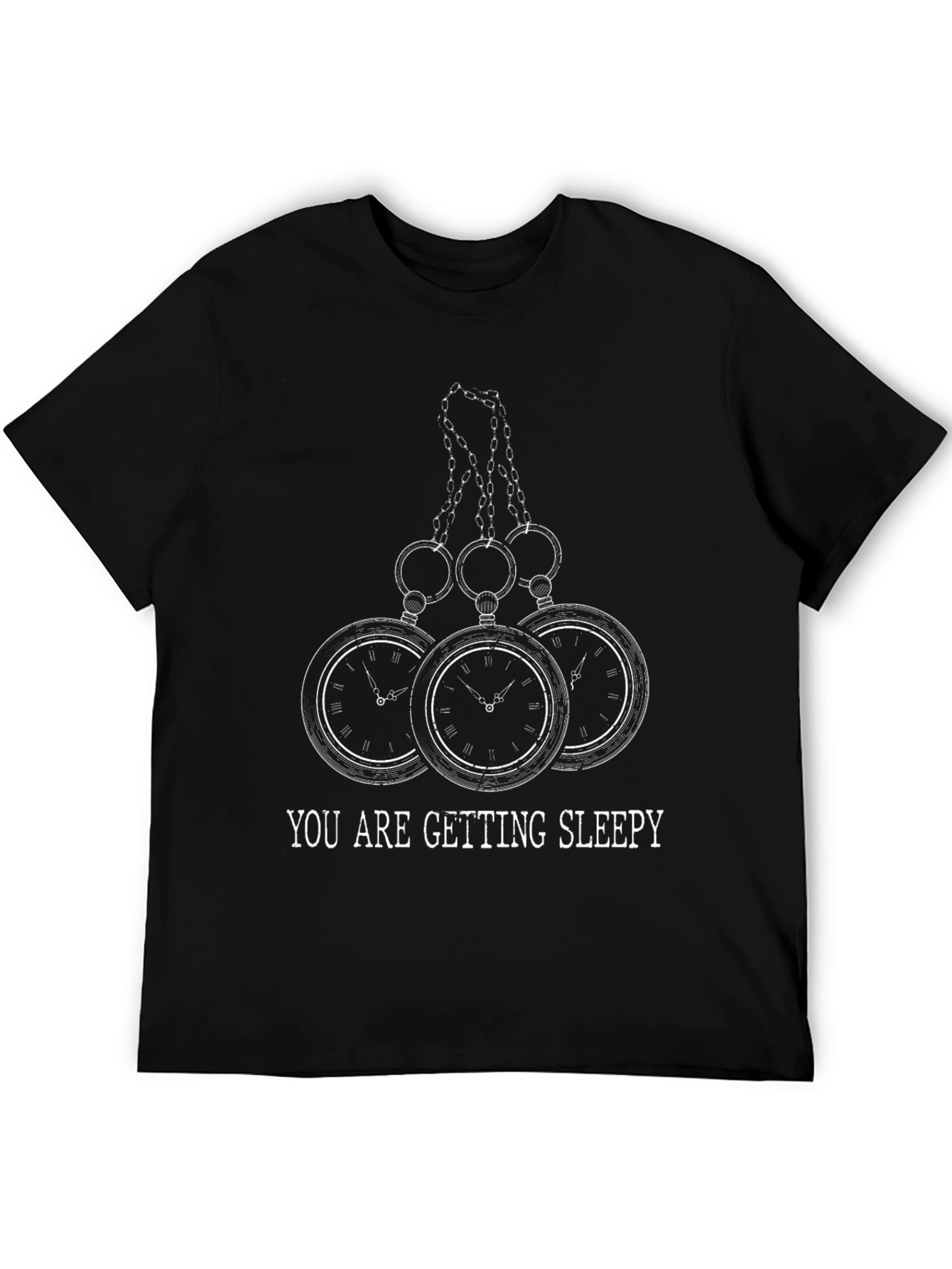 You Are Getting Sleepy Graphic T-Shirt - Black