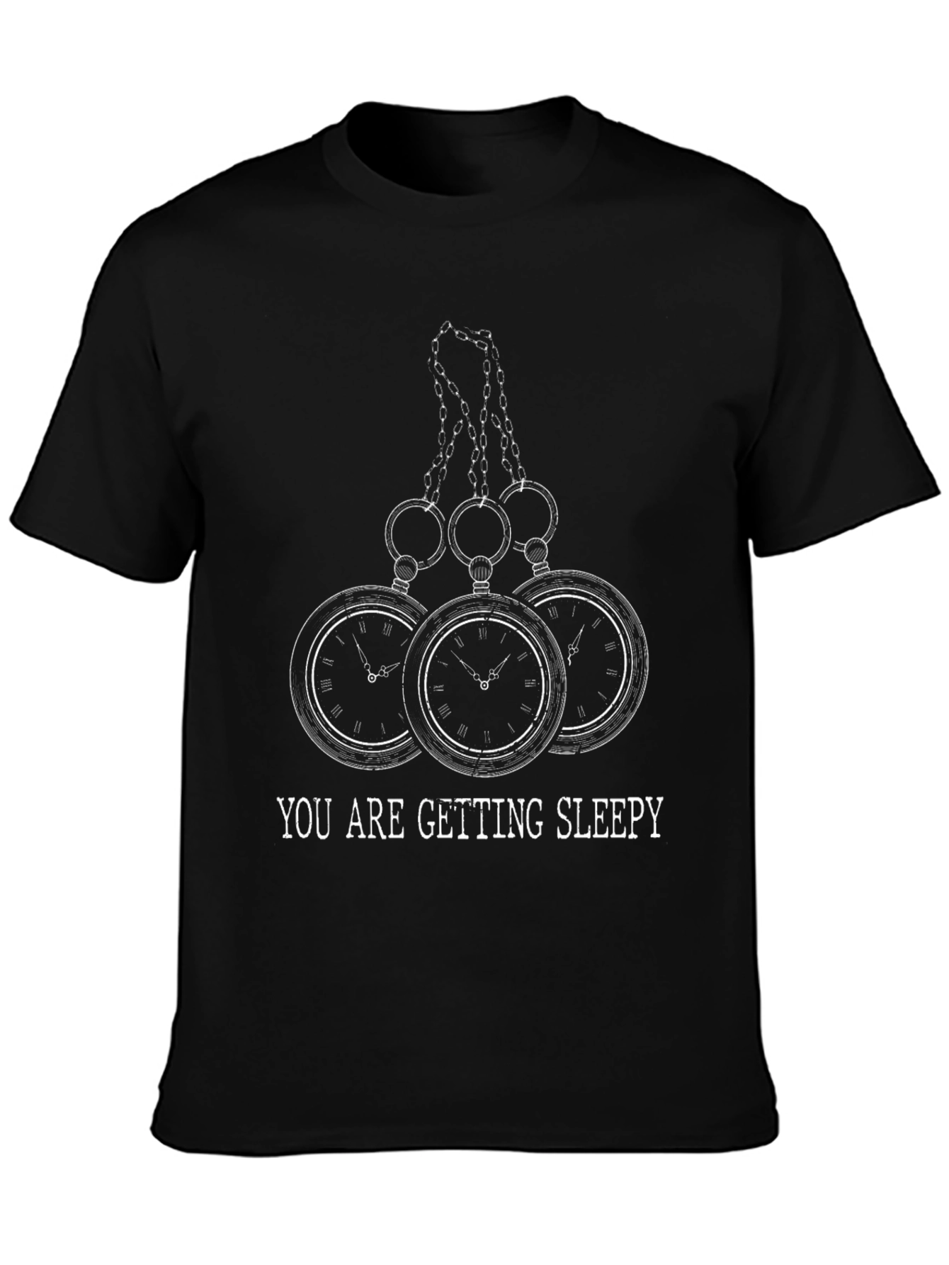 You Are Getting Sleepy Graphic T-Shirt - Black