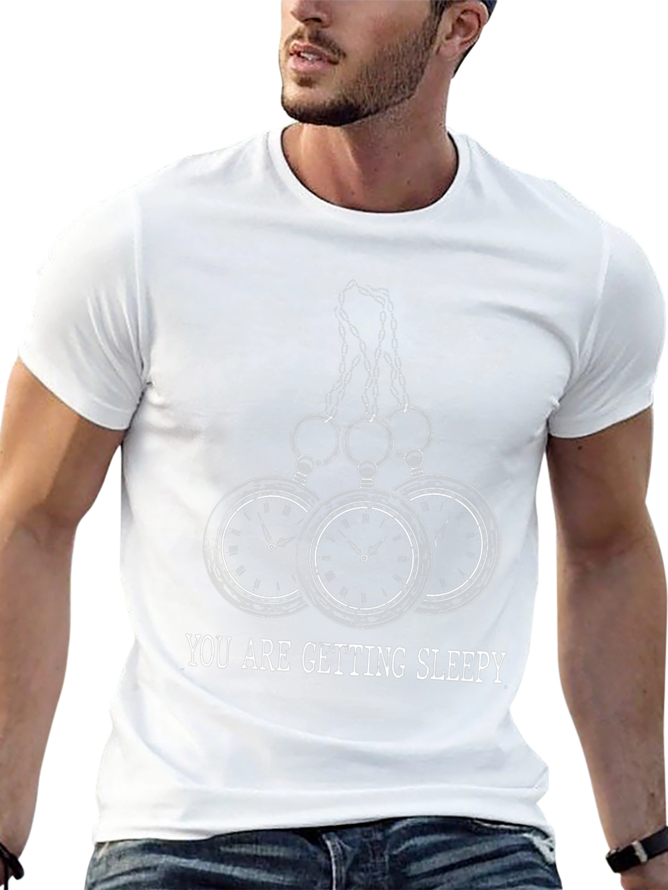 You Are Getting Sleepy Graphic T-Shirt - Black