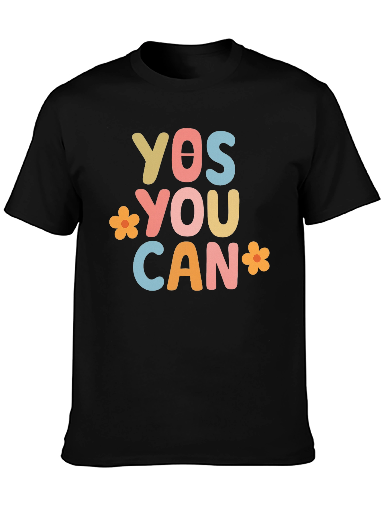 Yes You Can Graphic Tee - Motivational T-Shirt