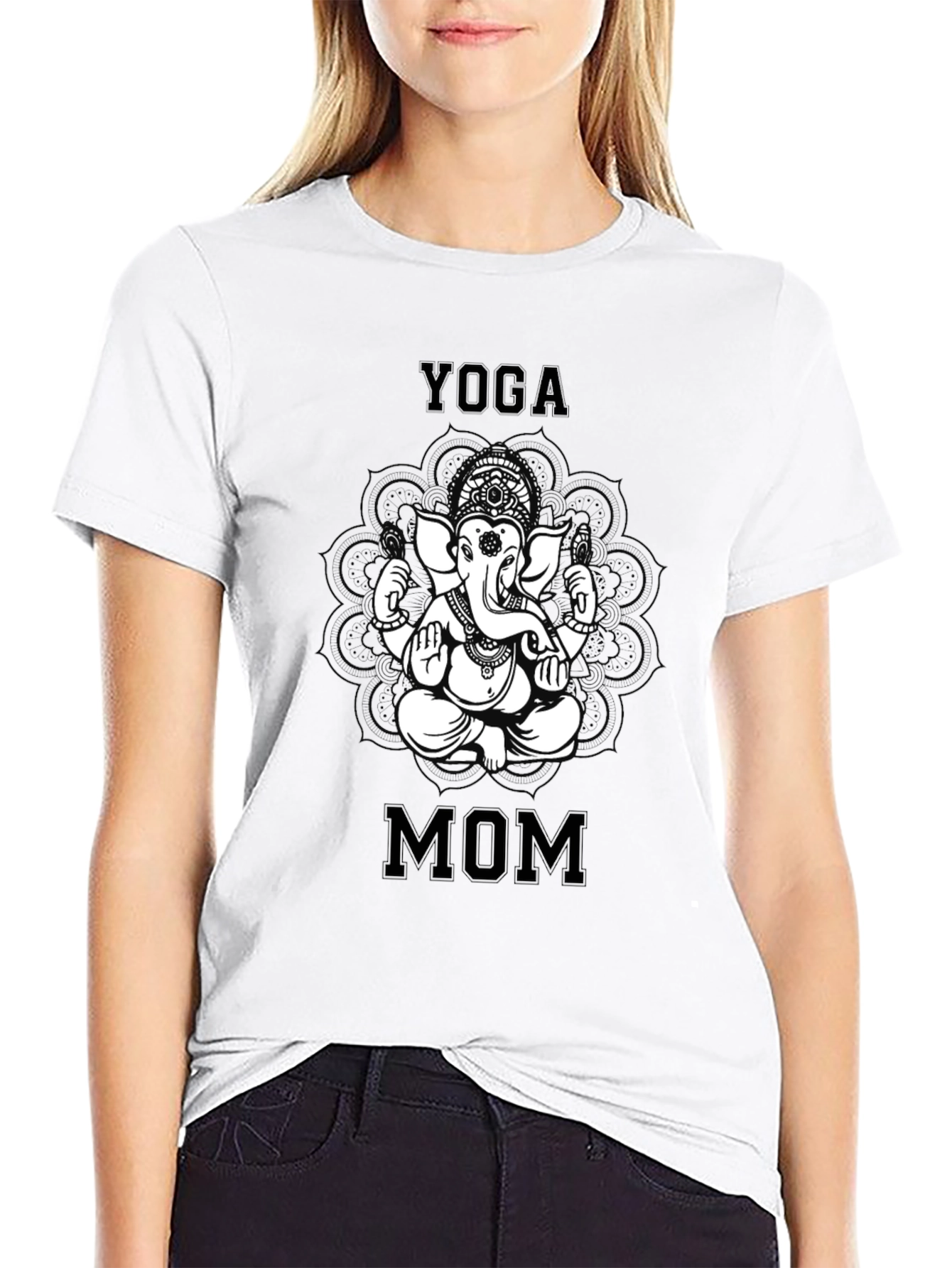 Yoga Mom Ganesha Graphic Tee