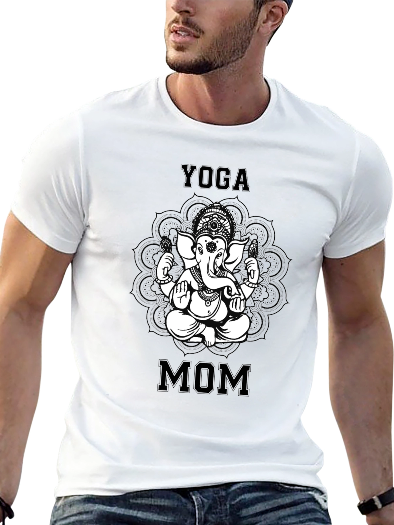 Yoga Mom Ganesha Graphic Tee