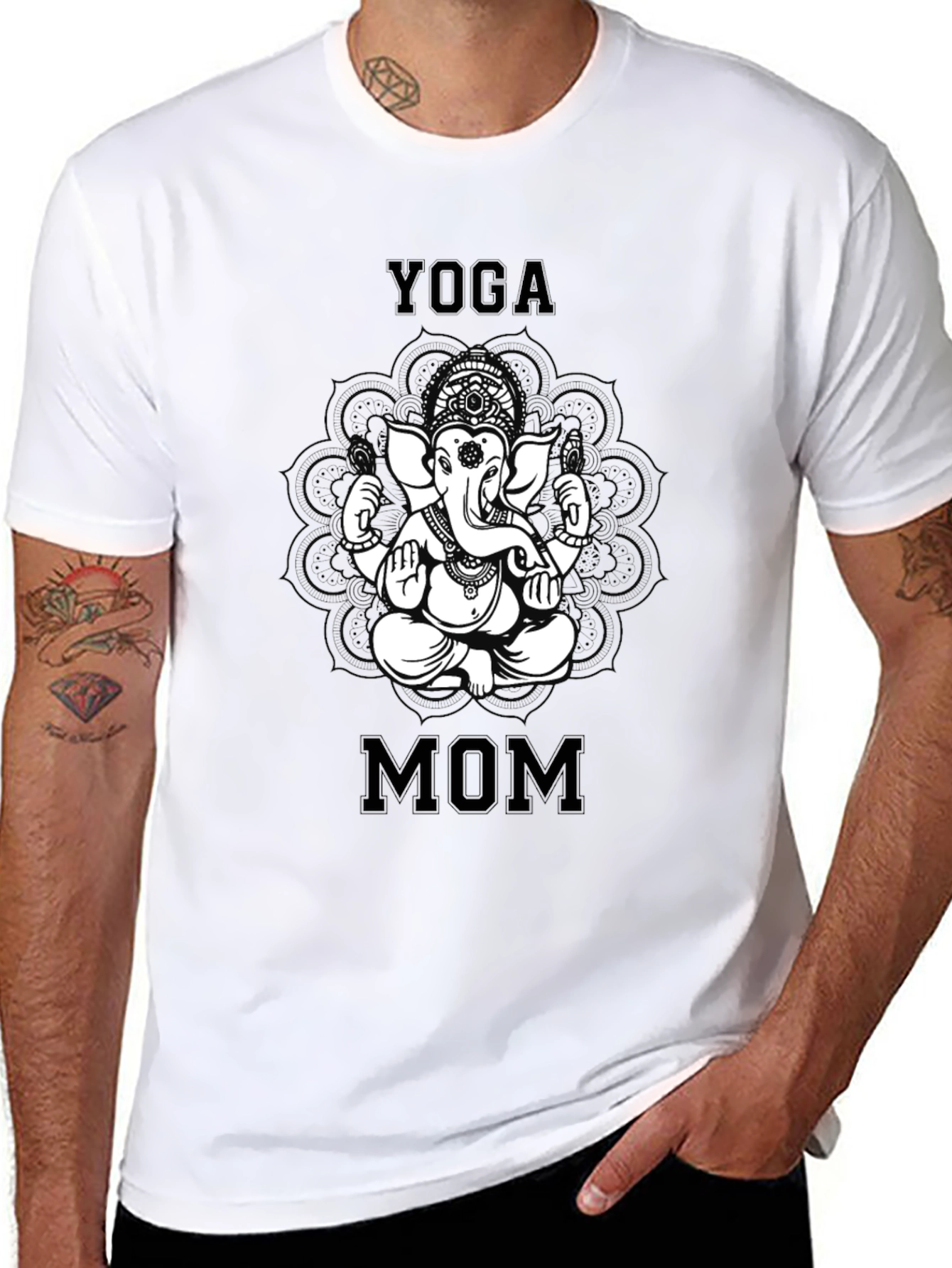 Yoga Mom Ganesha Graphic Tee