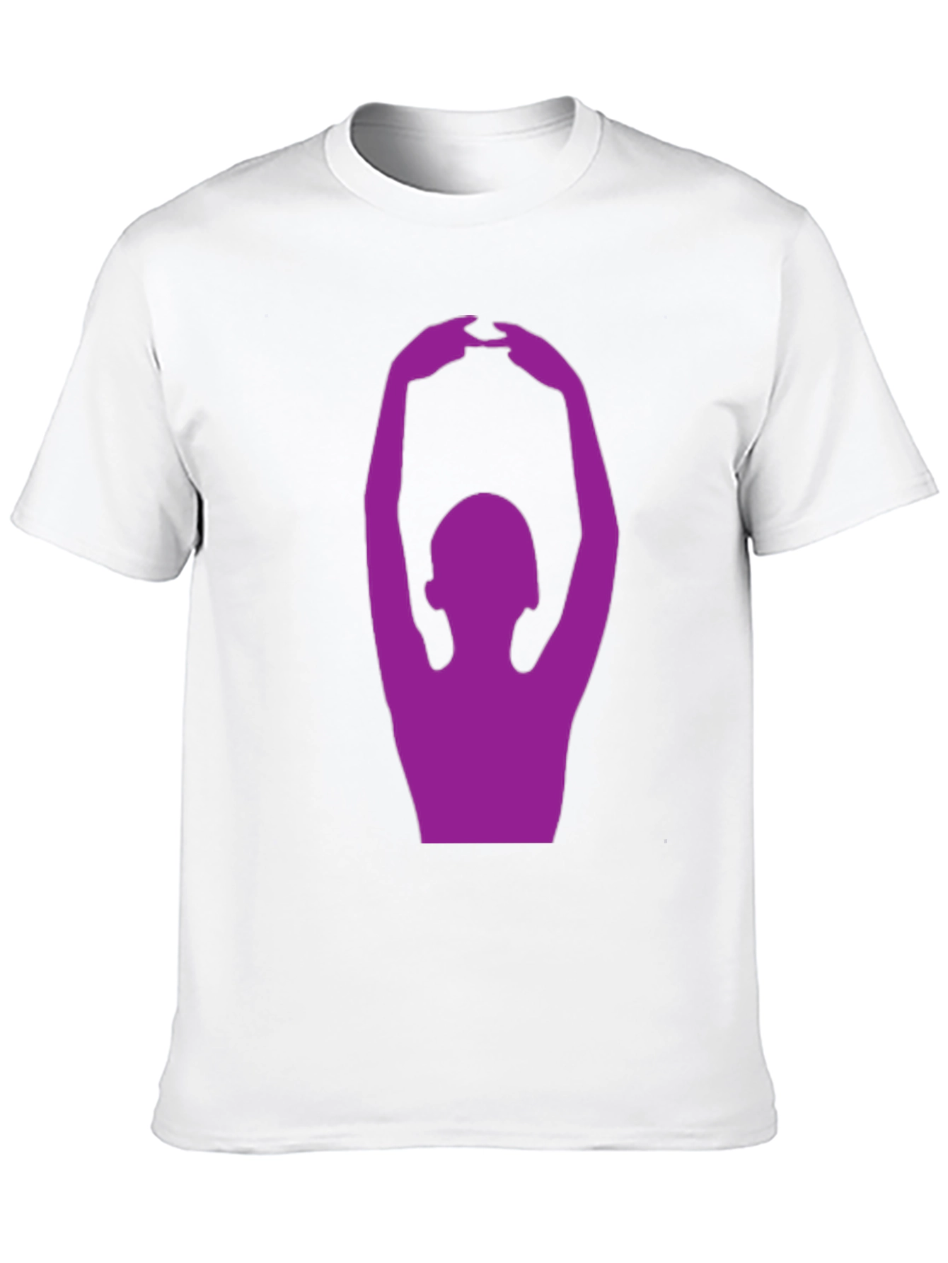 Yoga Pose Graphic T-Shirt - Black