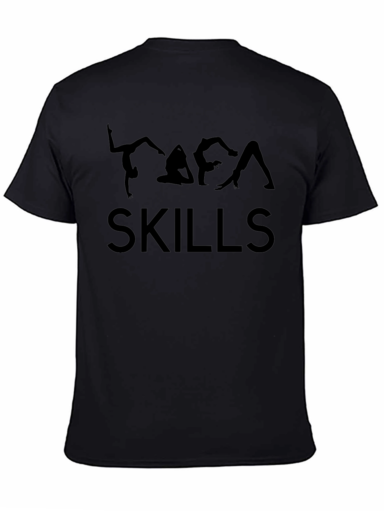 Yoga Skills T-Shirt - Black Graphic Tee