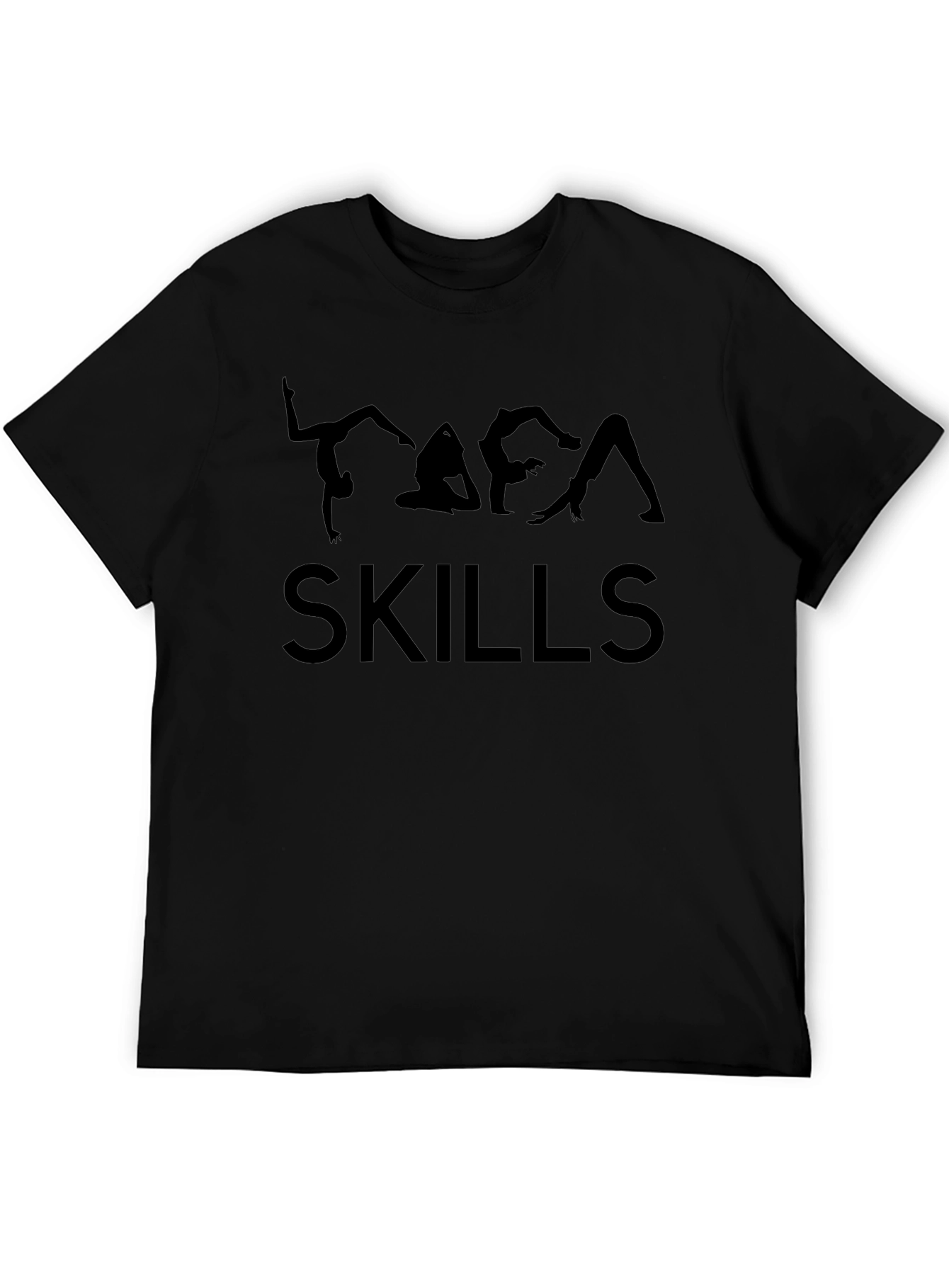 Yoga Skills T-Shirt - Black Graphic Tee
