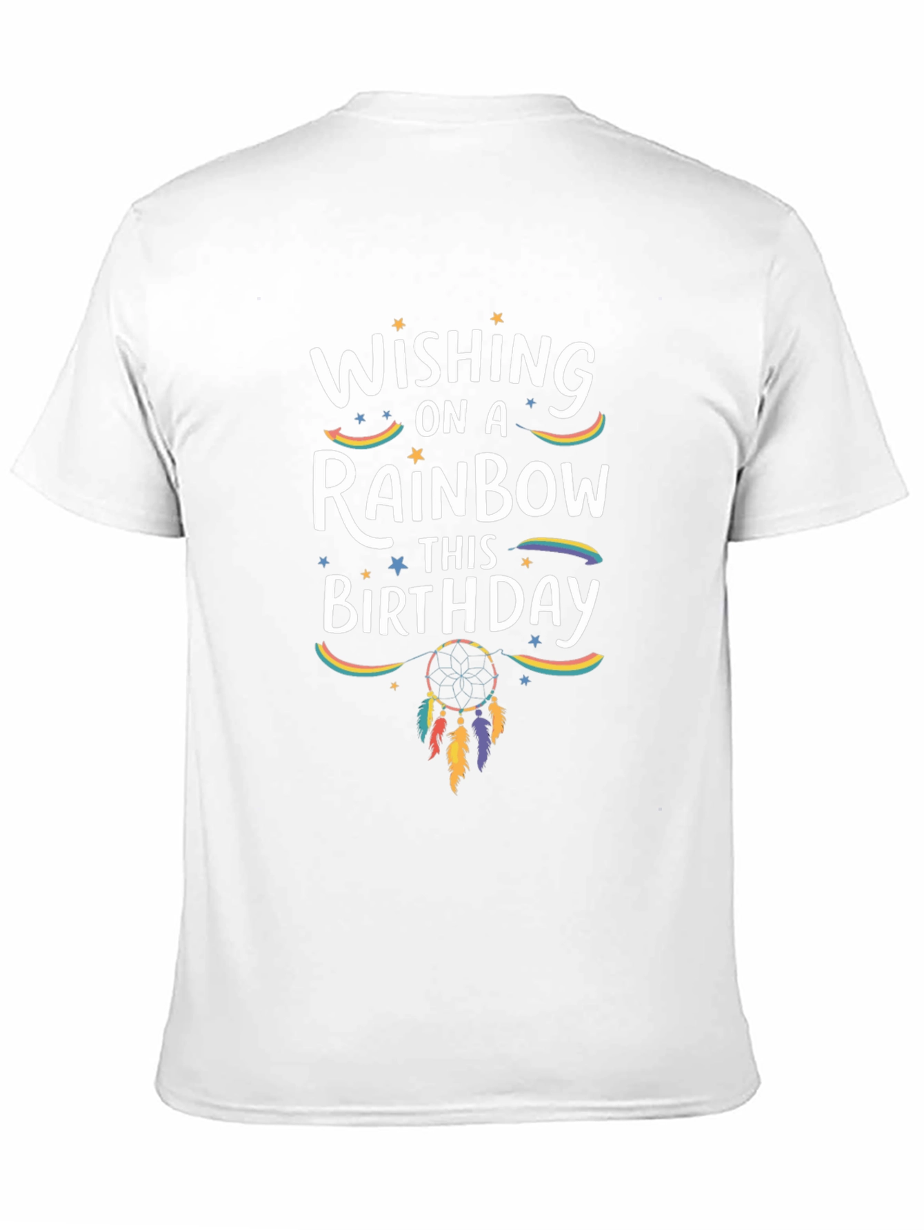Wishing On A Rainbow Birthday T-Shirt
