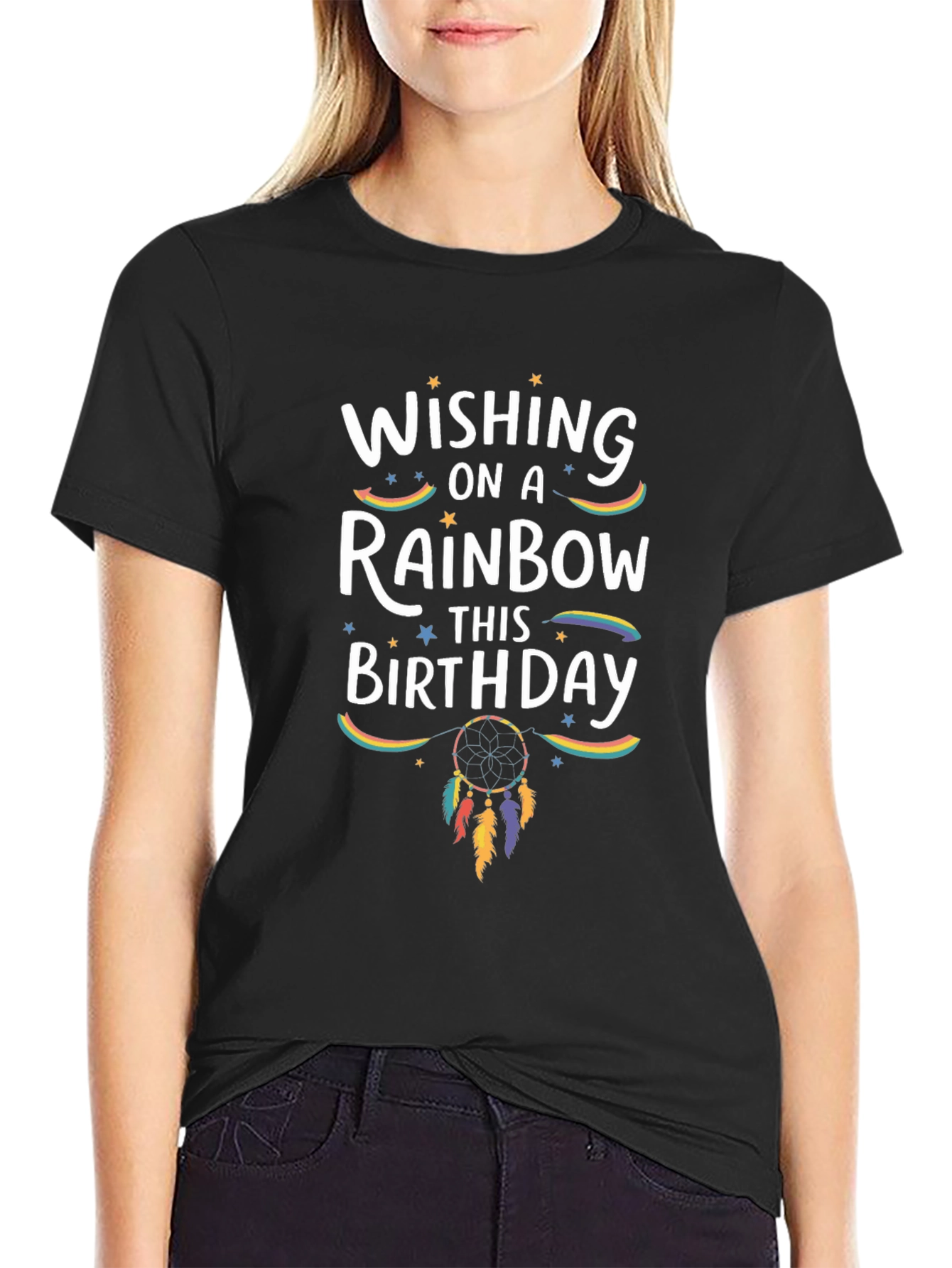 Wishing On A Rainbow Birthday T-Shirt