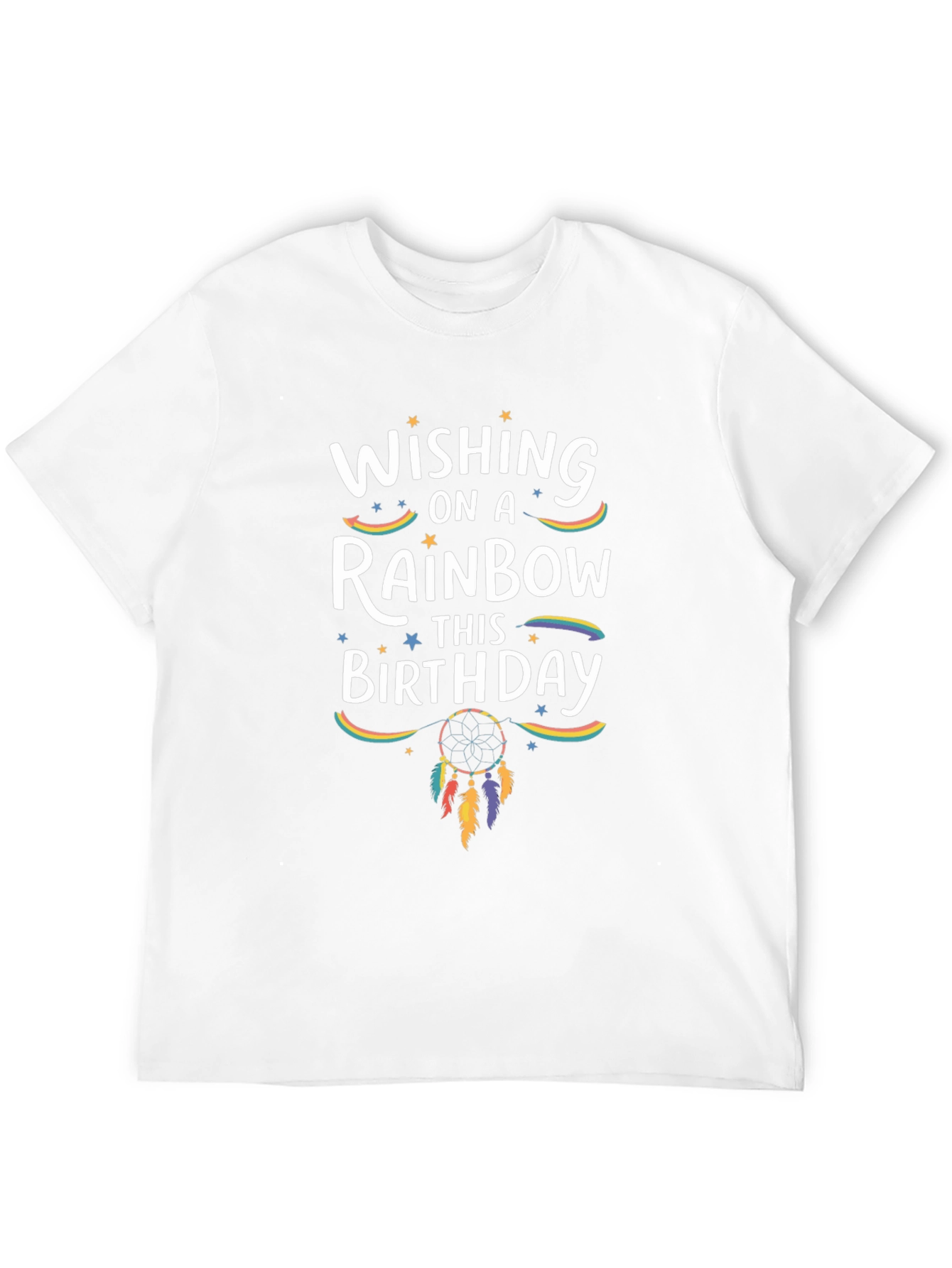 Wishing On A Rainbow Birthday T-Shirt