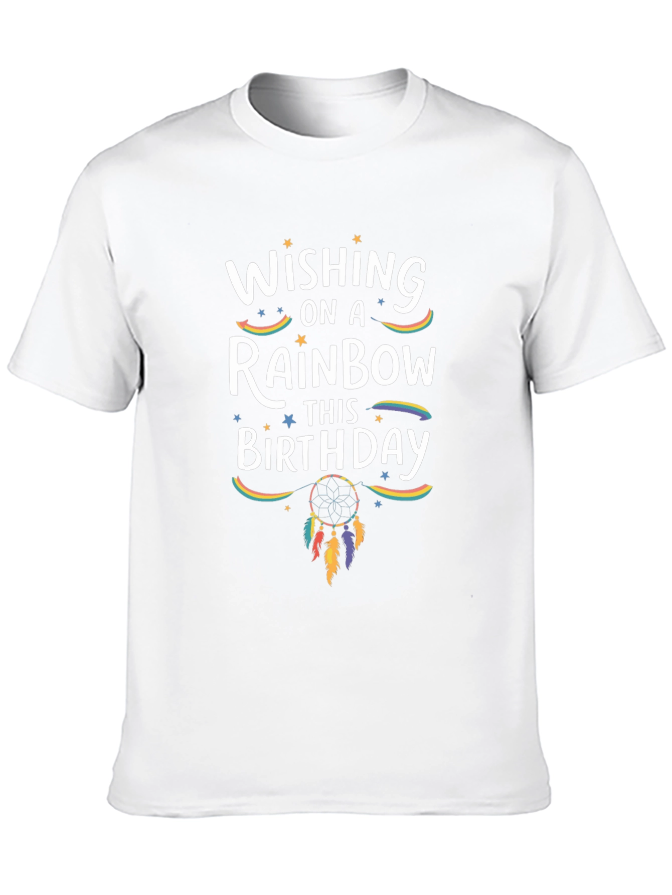 Wishing On A Rainbow Birthday T-Shirt