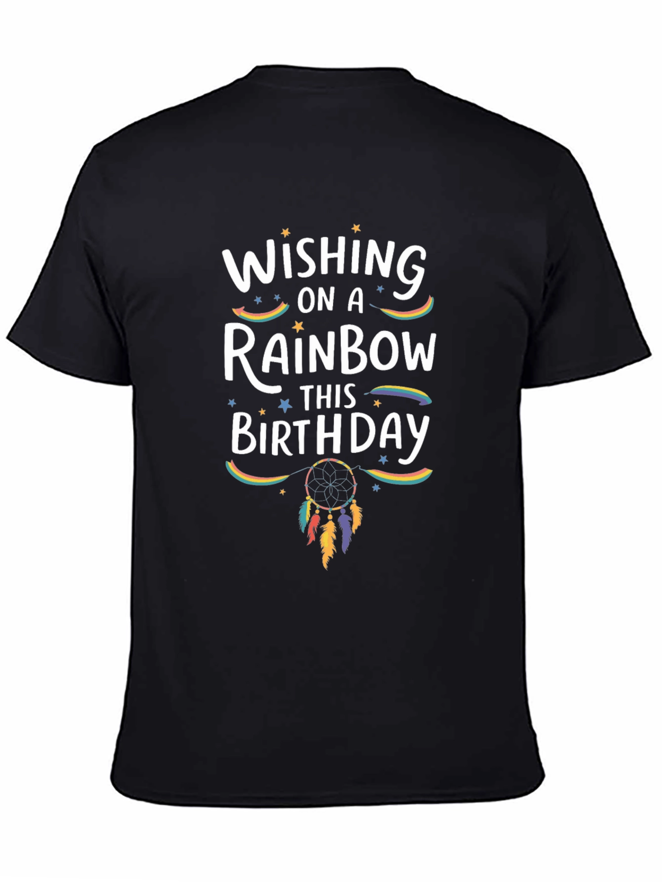 Wishing On A Rainbow Birthday T-Shirt