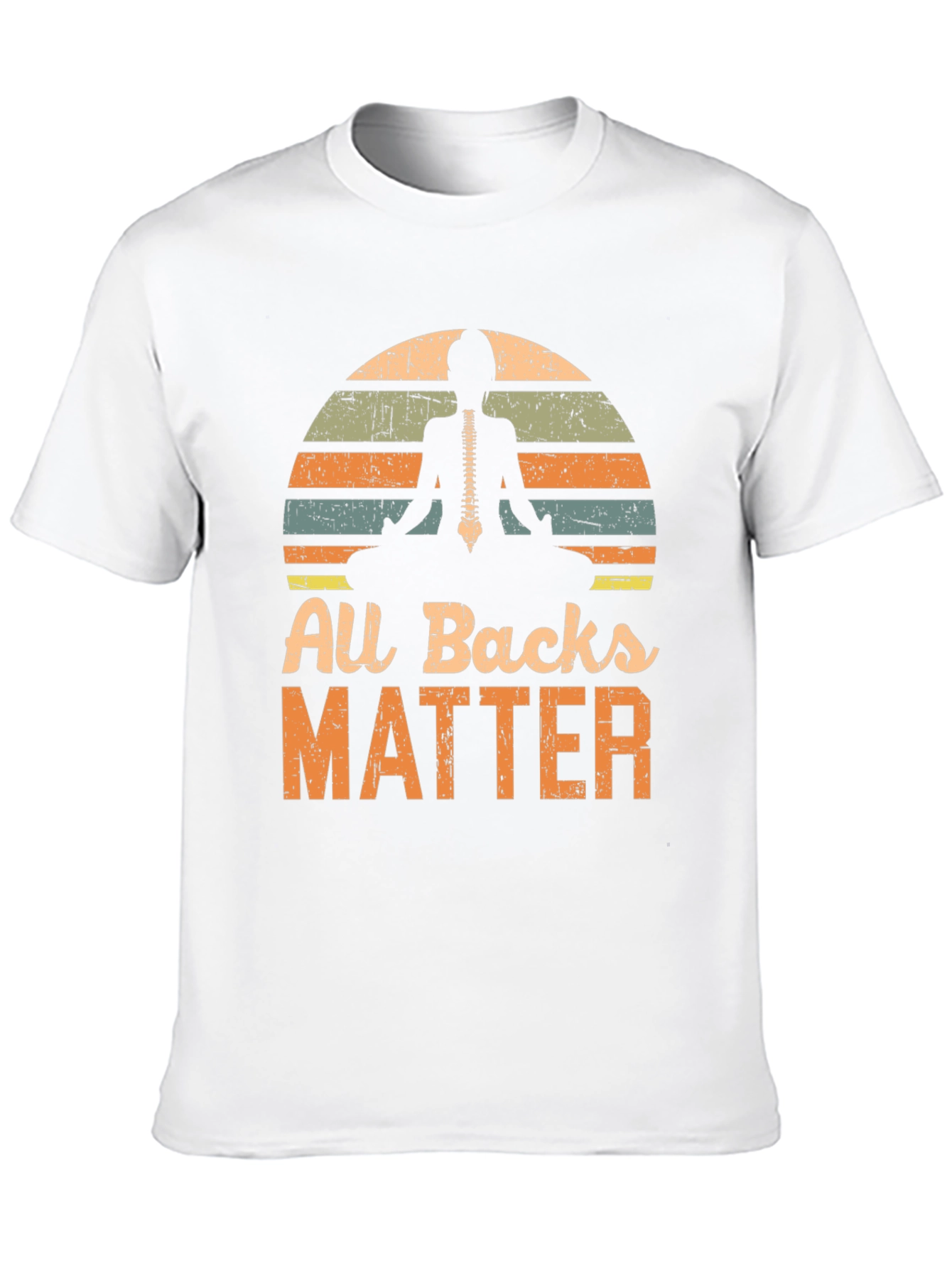 All Backs Matter Yoga Skeleton T-Shirt