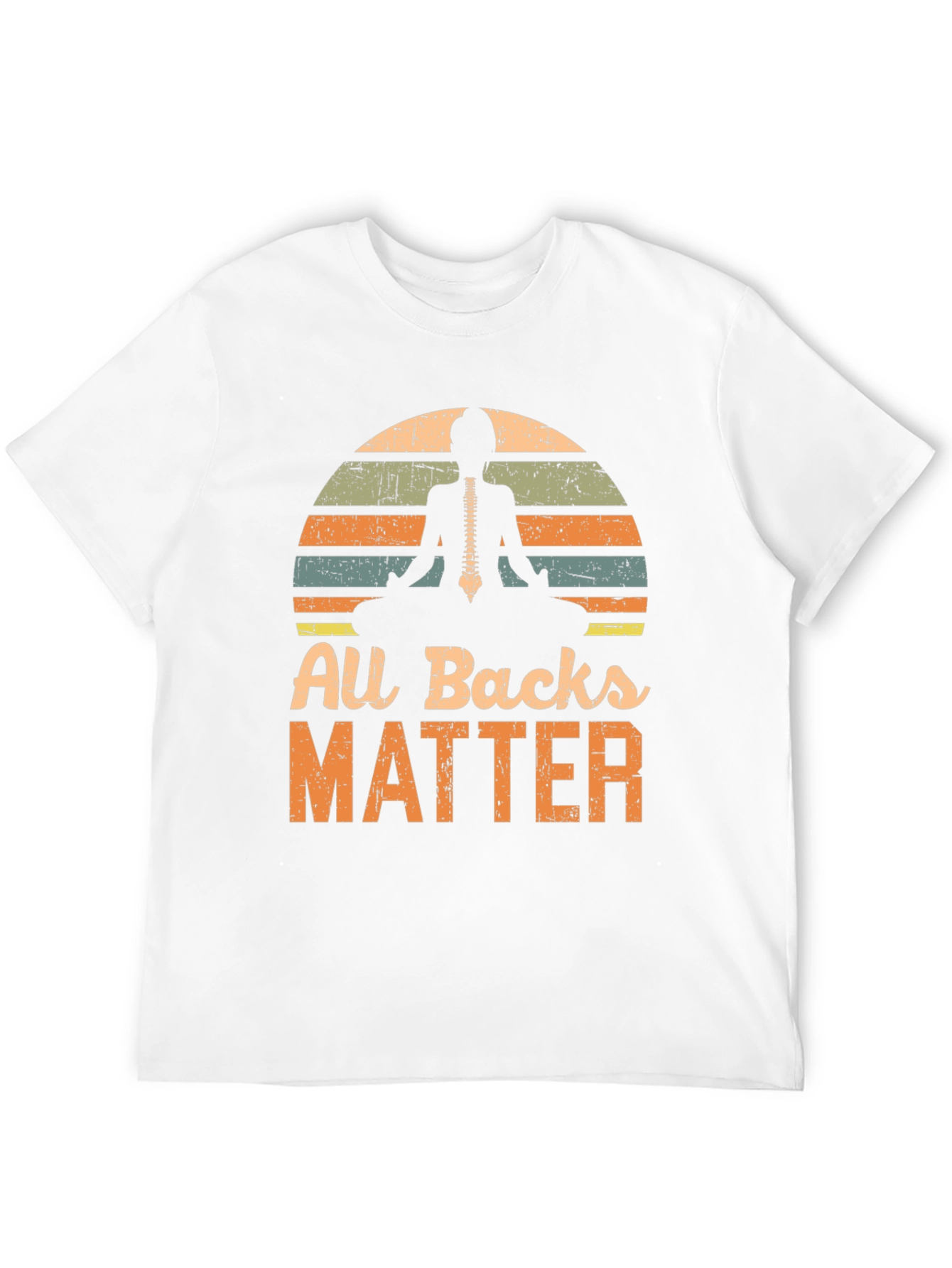All Backs Matter Yoga Skeleton T-Shirt