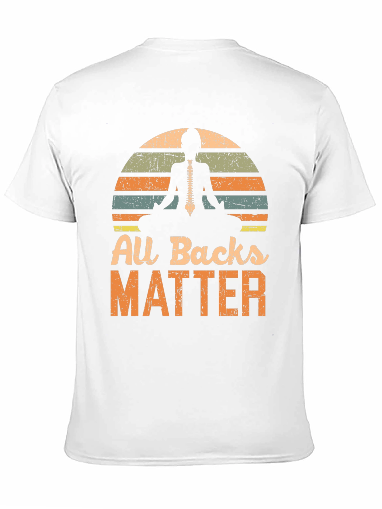 All Backs Matter Yoga Skeleton T-Shirt