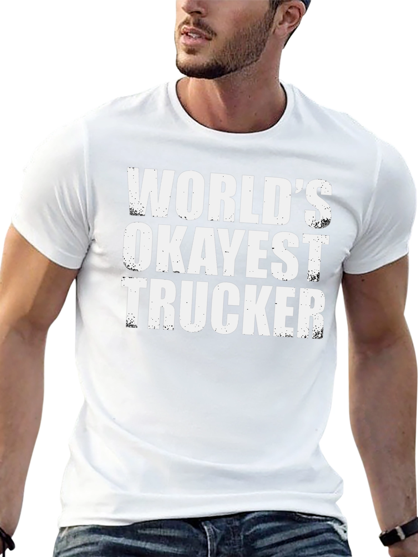 Worlds Okayest Trucker T-Shirt