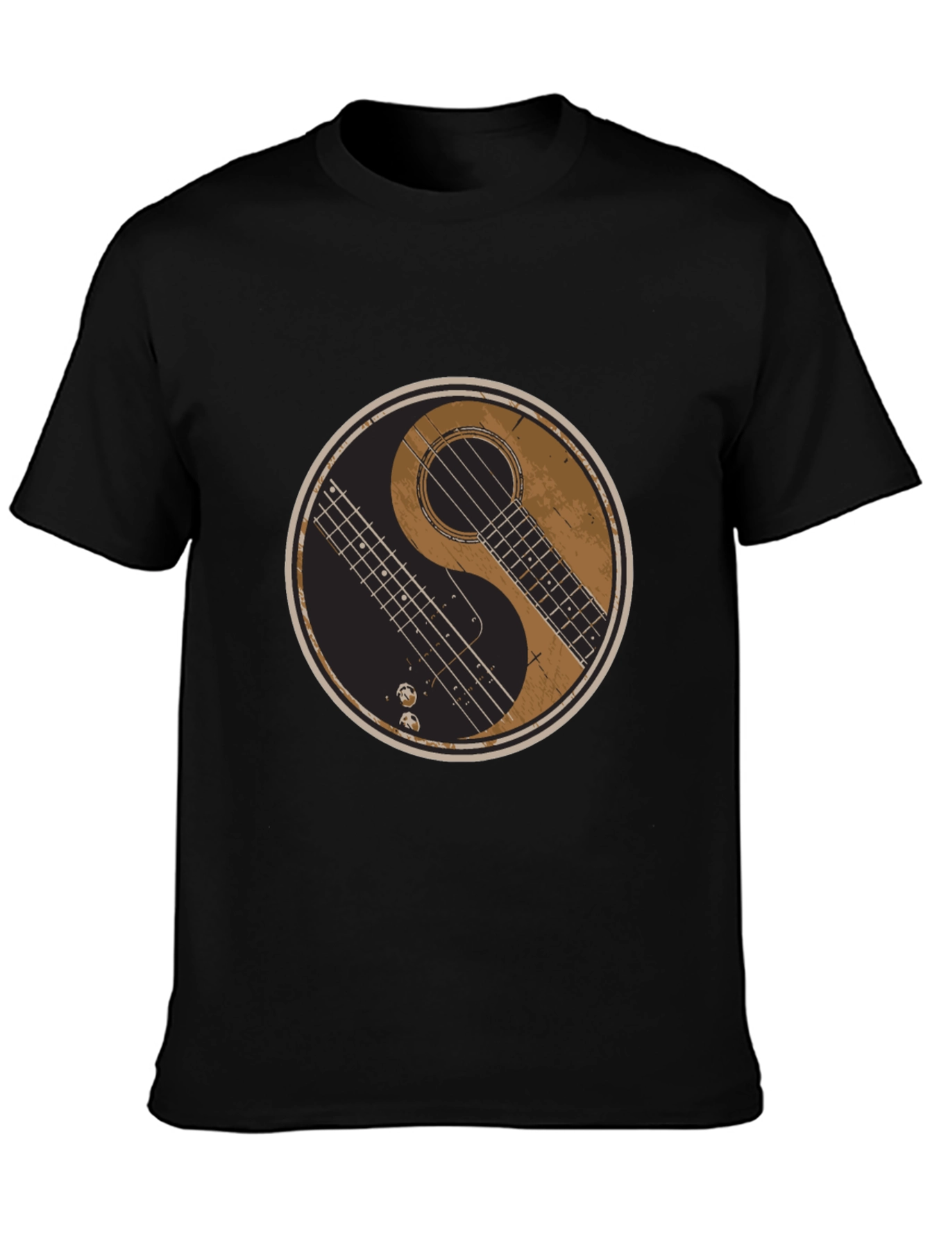 Yin Yang Guitar T-Shirt