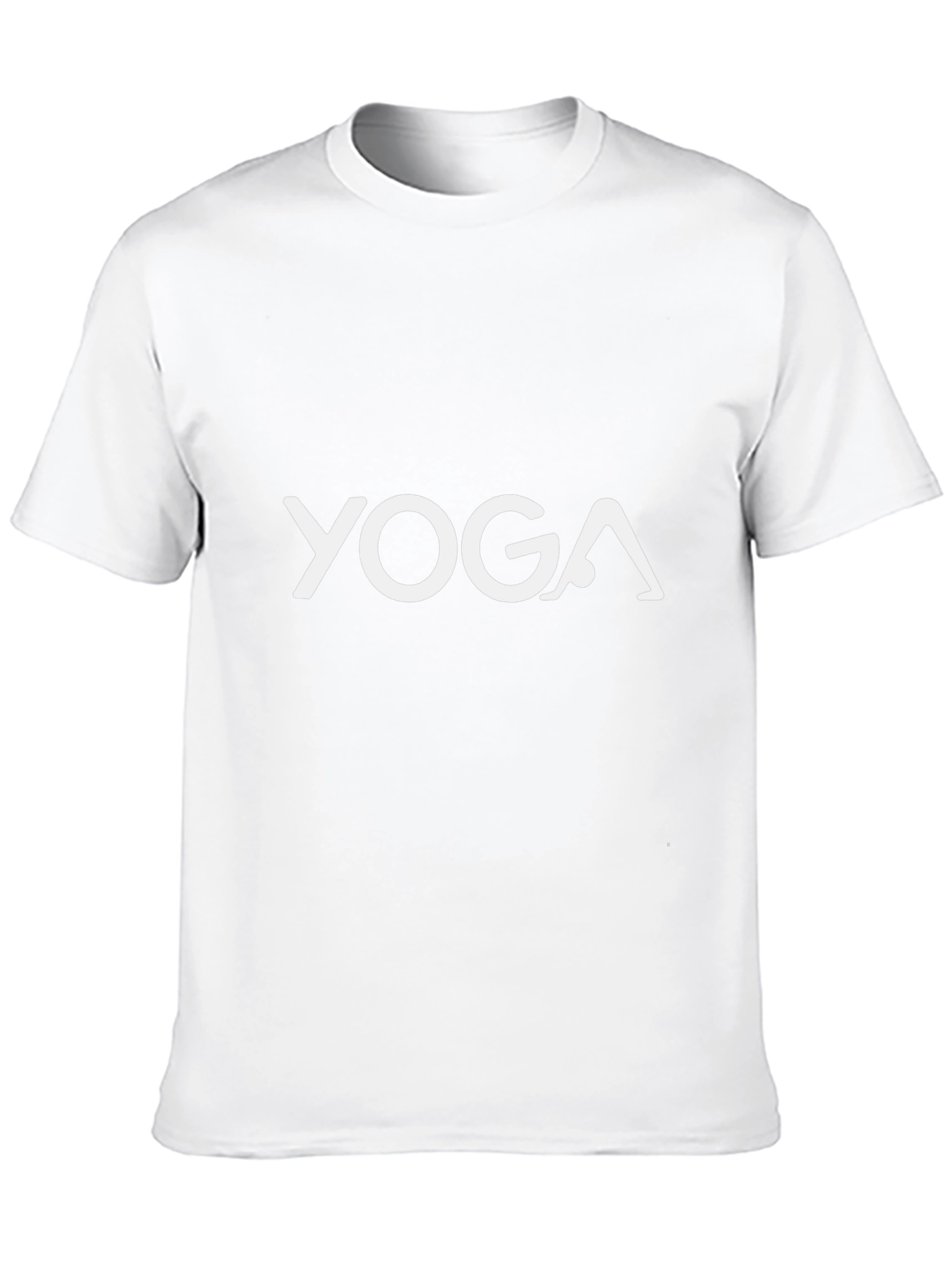 Yoga Pose T-Shirt - Black Cotton Blend