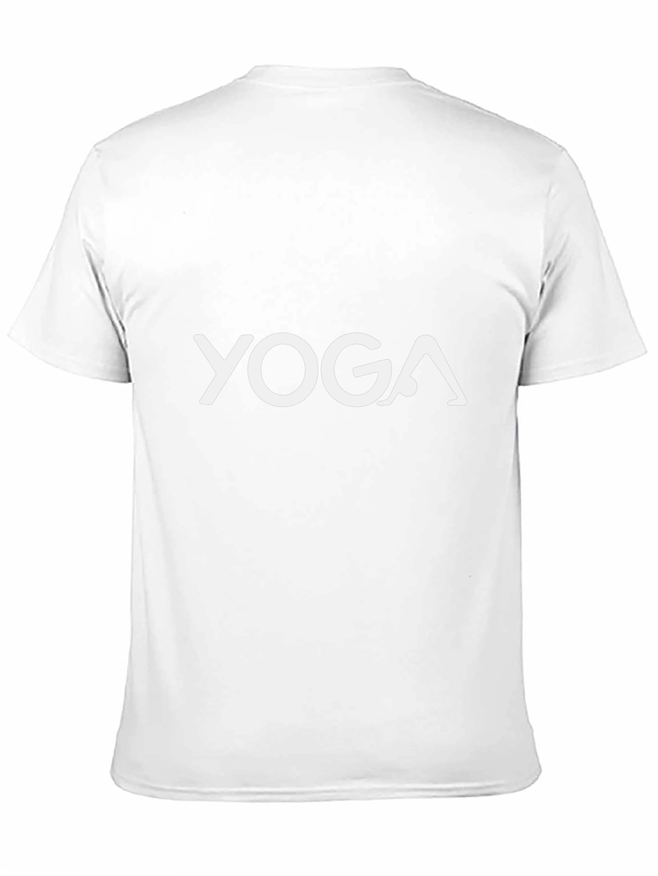 Yoga Pose T-Shirt - Black Cotton Blend