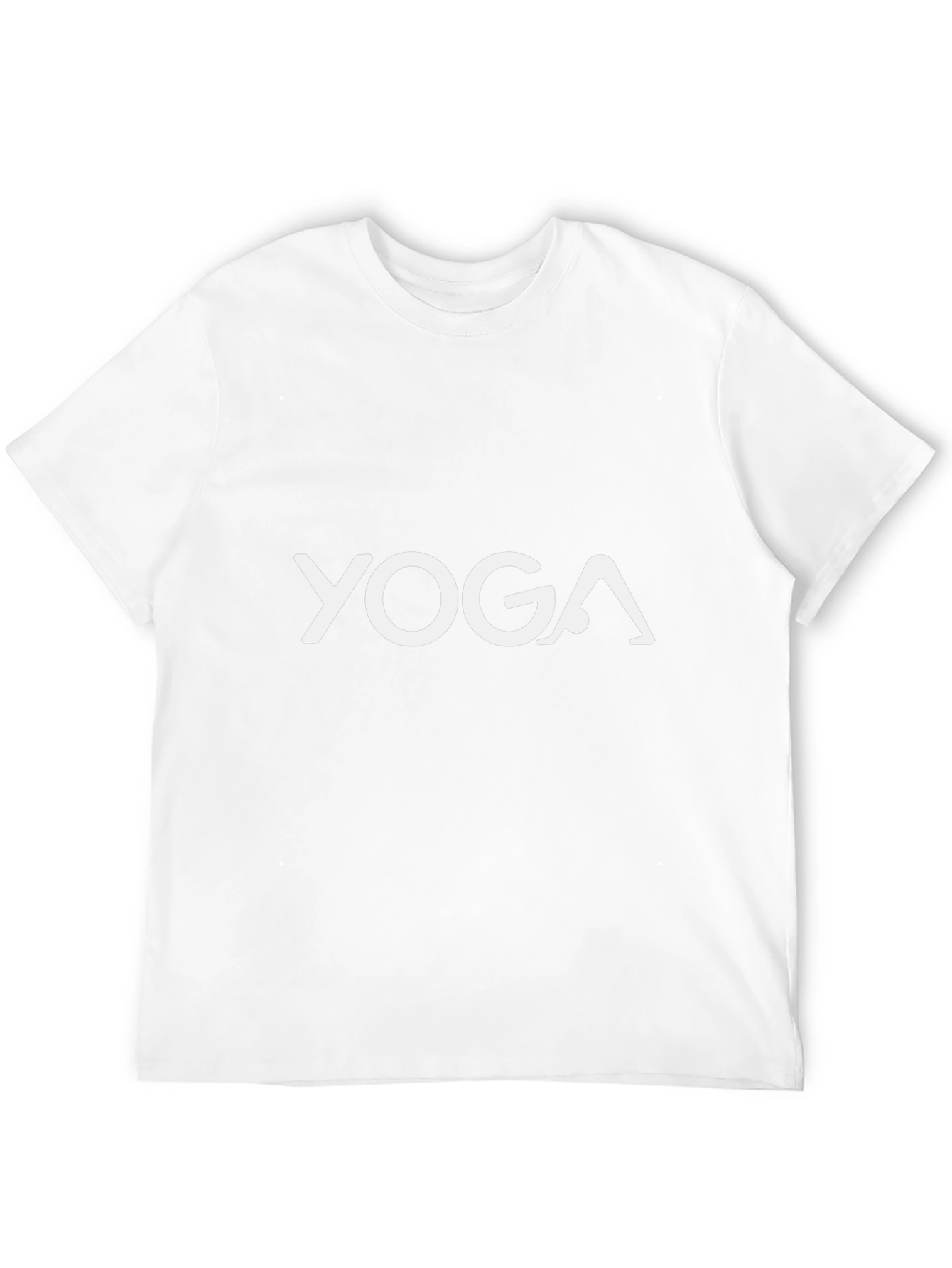 Yoga Pose T-Shirt - Black Cotton Blend