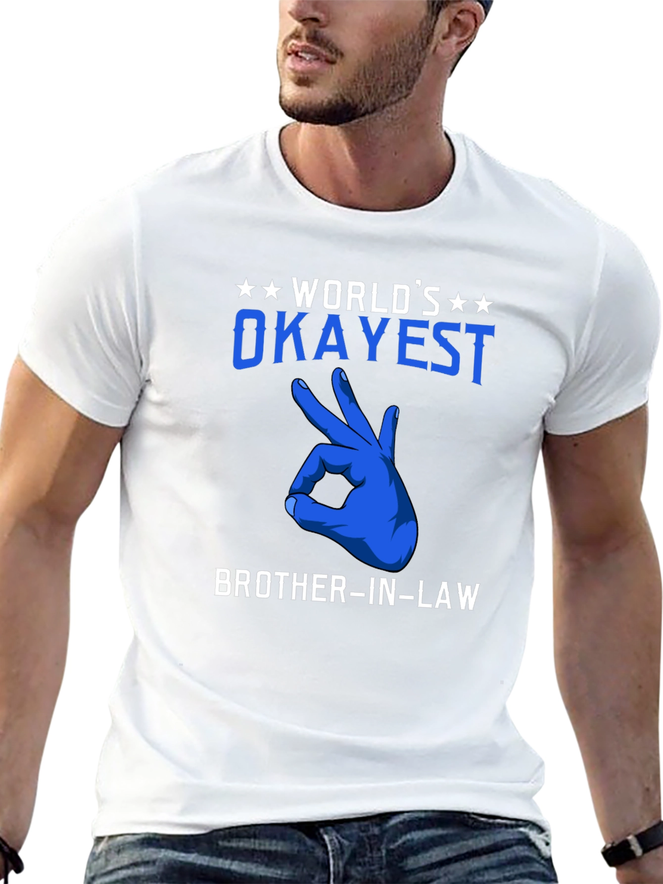 Worlds Okayest Brother-in-Law Graphic T-Shirt