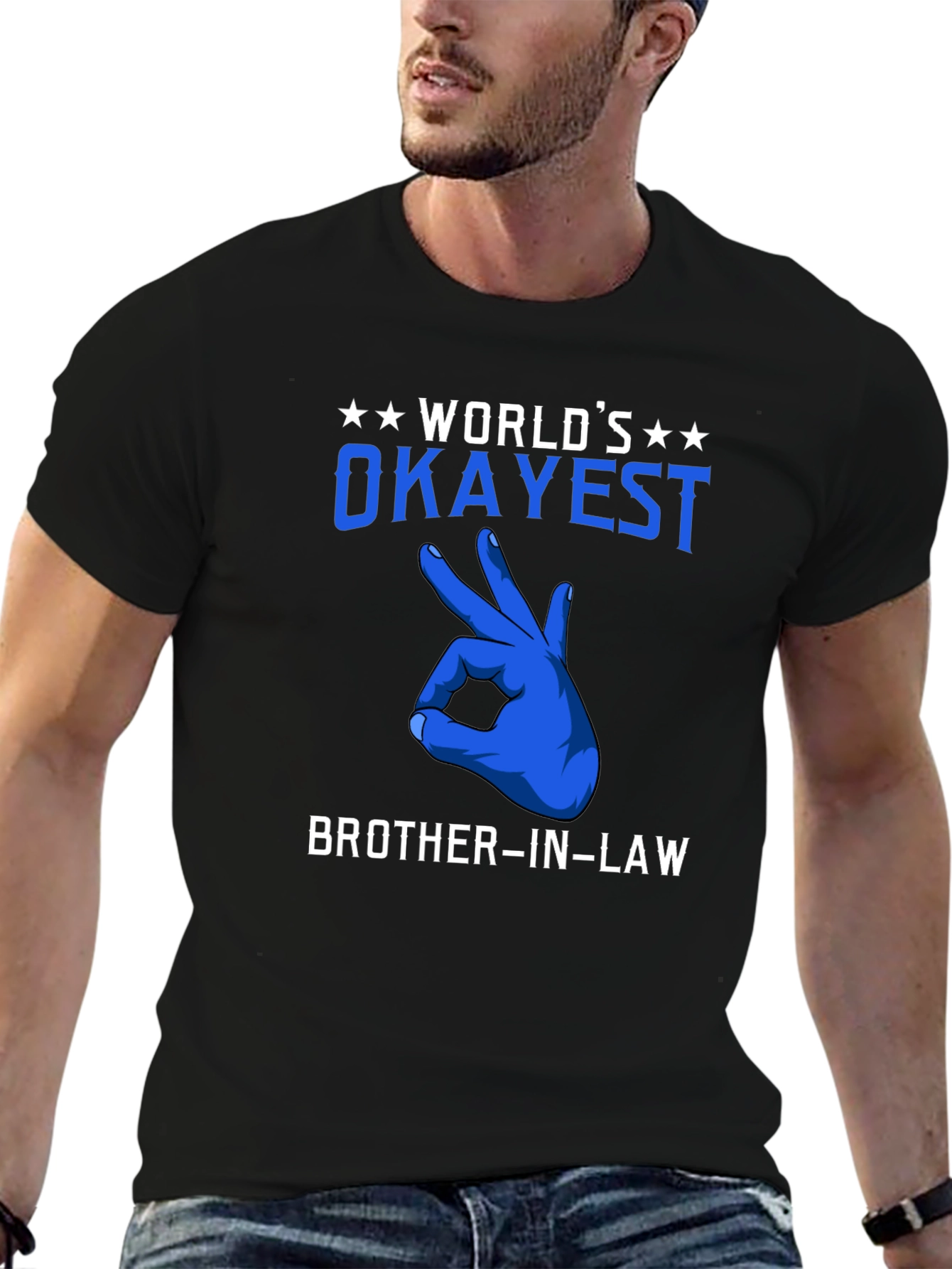 Worlds Okayest Brother-in-Law Graphic T-Shirt