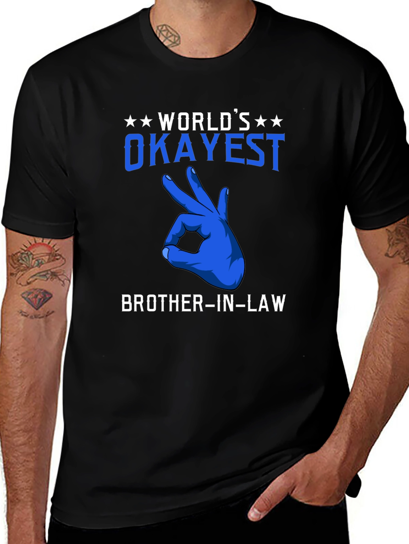 Worlds Okayest Brother-in-Law Graphic T-Shirt