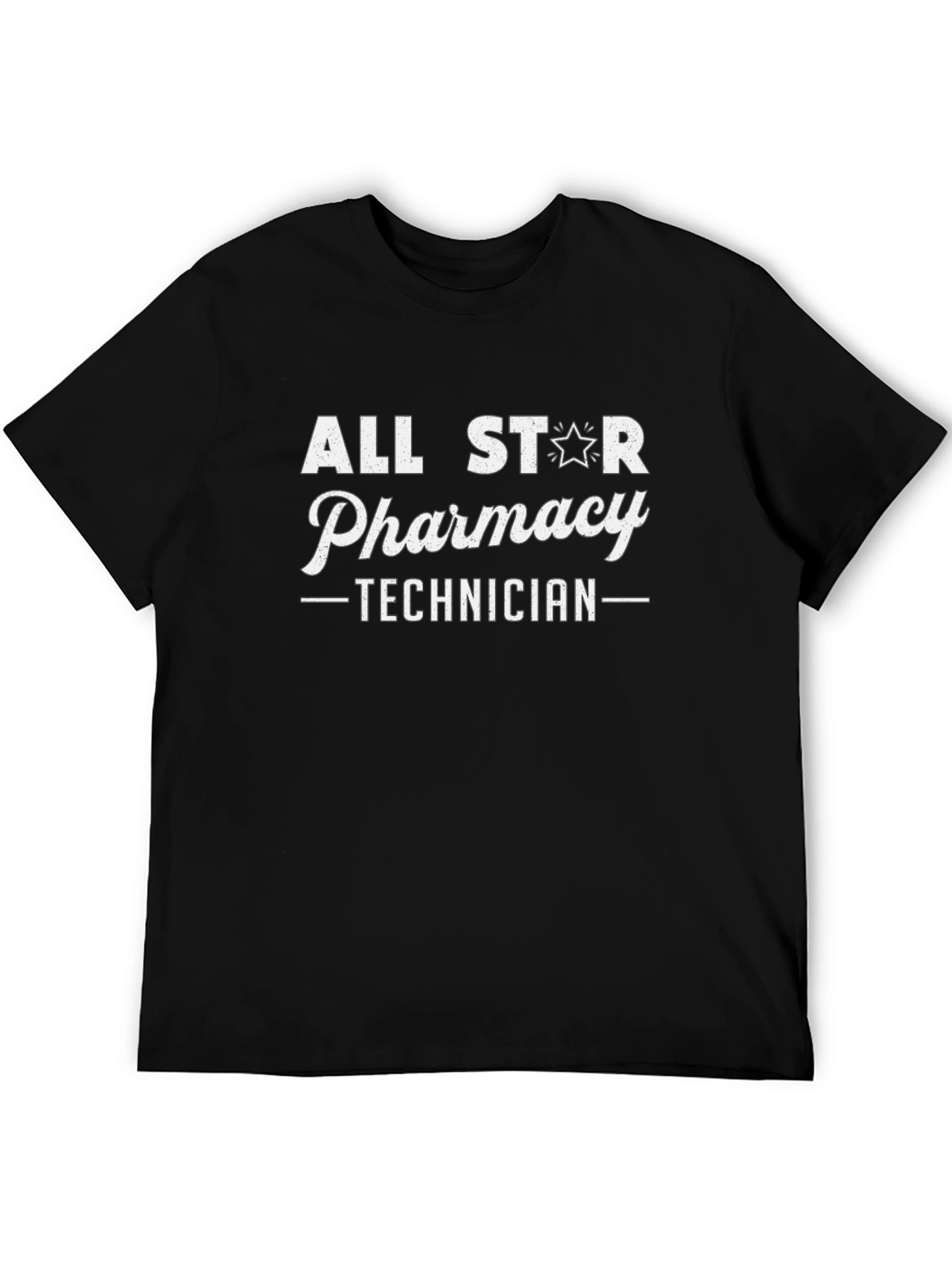 All Star Pharmacy Technician Black T-Shirt
