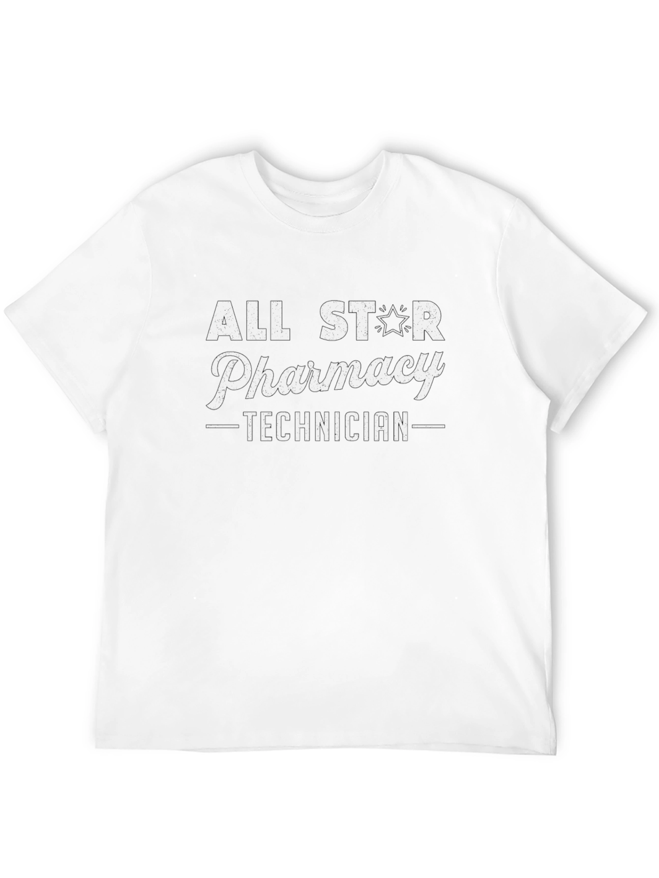 All Star Pharmacy Technician Black T-Shirt
