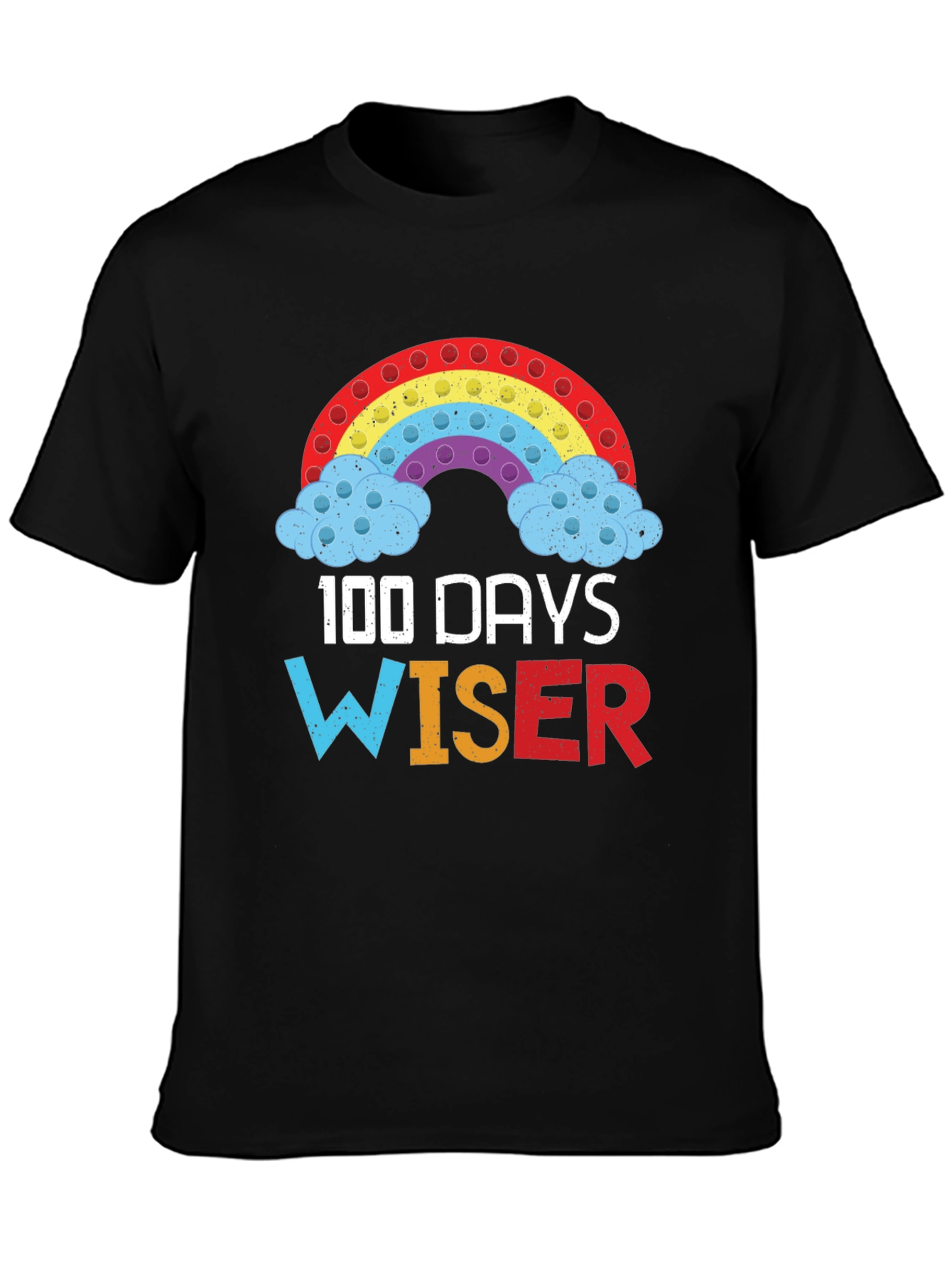 100 Days Wiser Rainbow T-Shirt