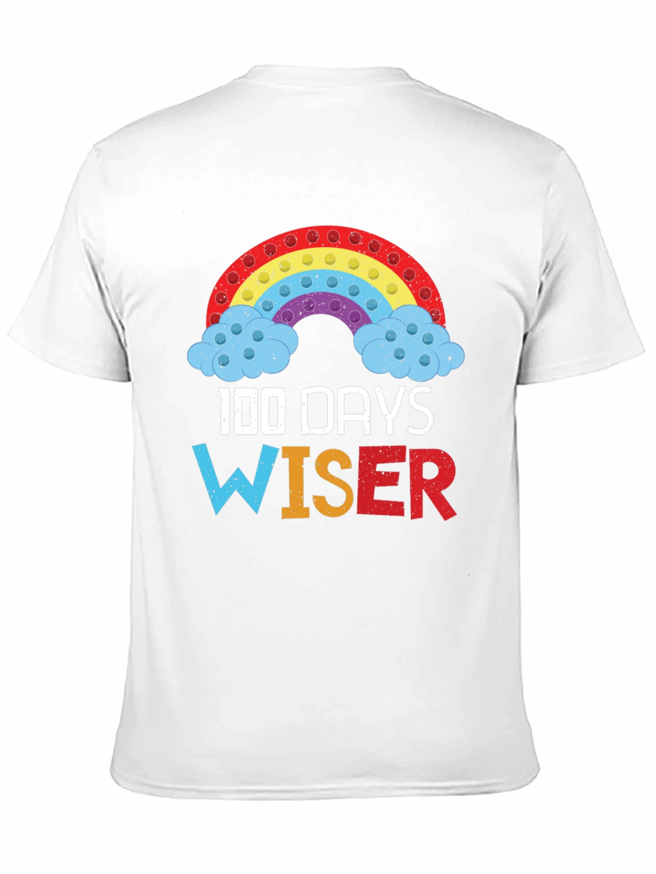 100 Days Wiser Rainbow T-Shirt