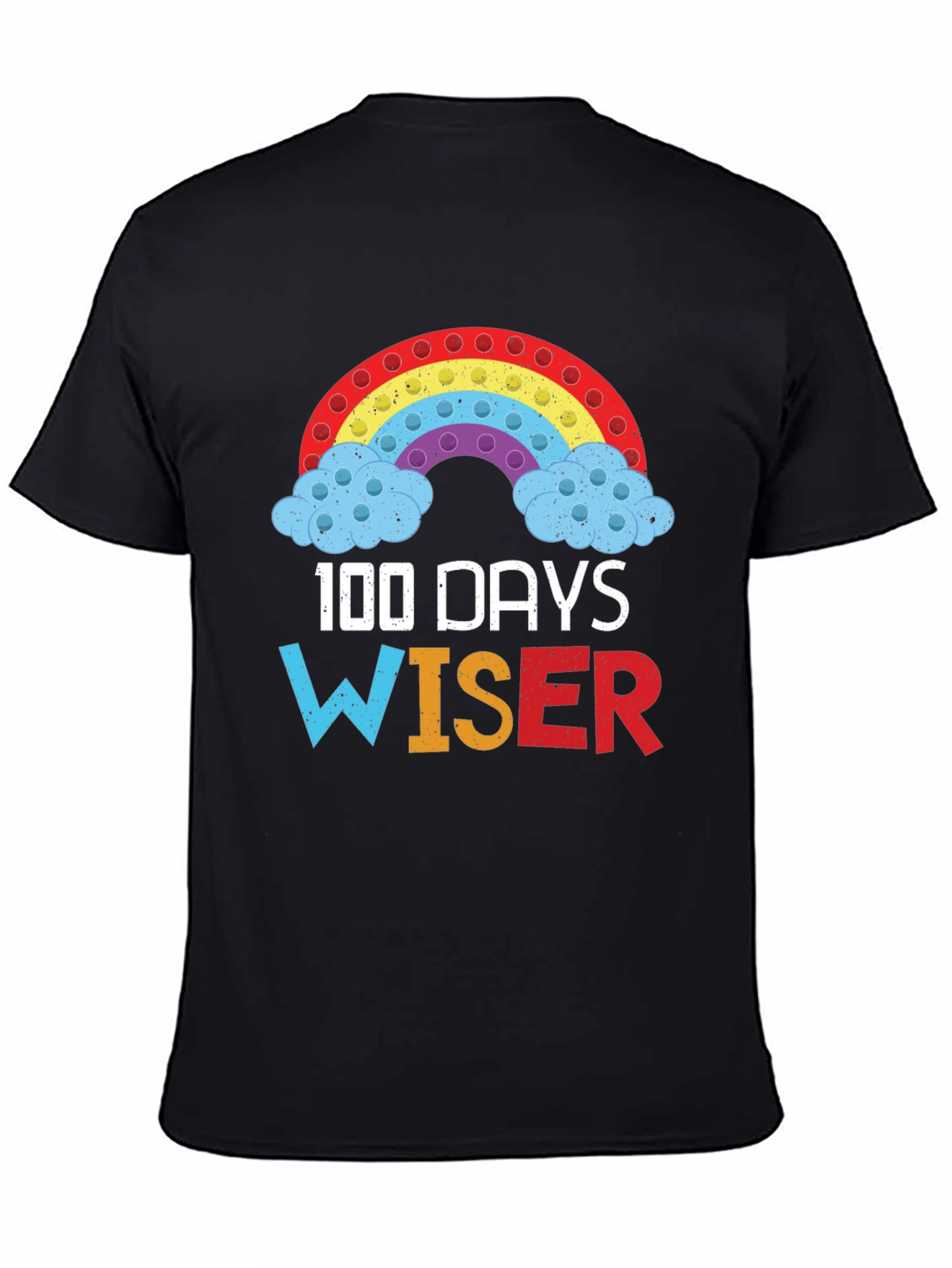 100 Days Wiser Rainbow T-Shirt