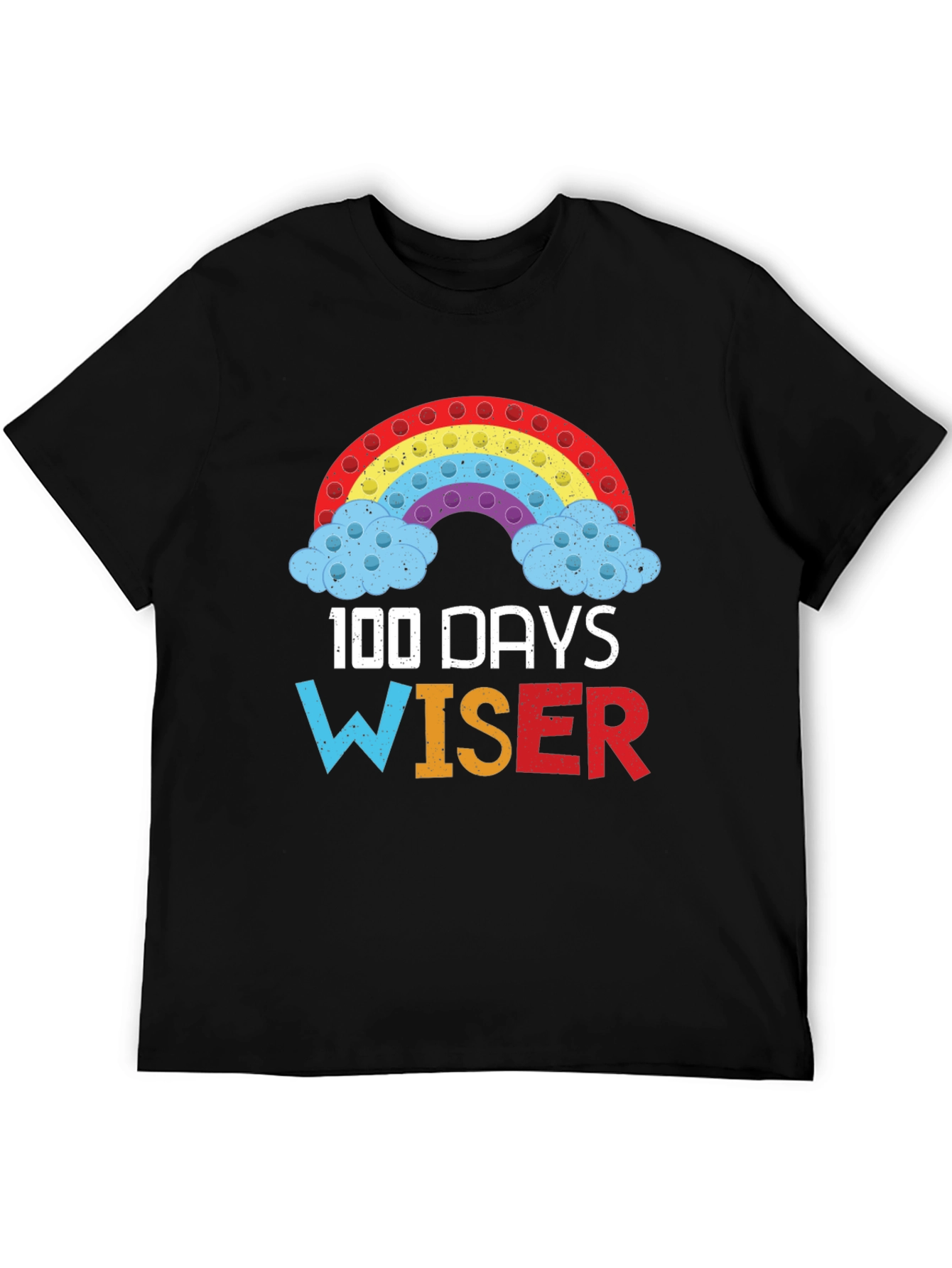 100 Days Wiser Rainbow T-Shirt